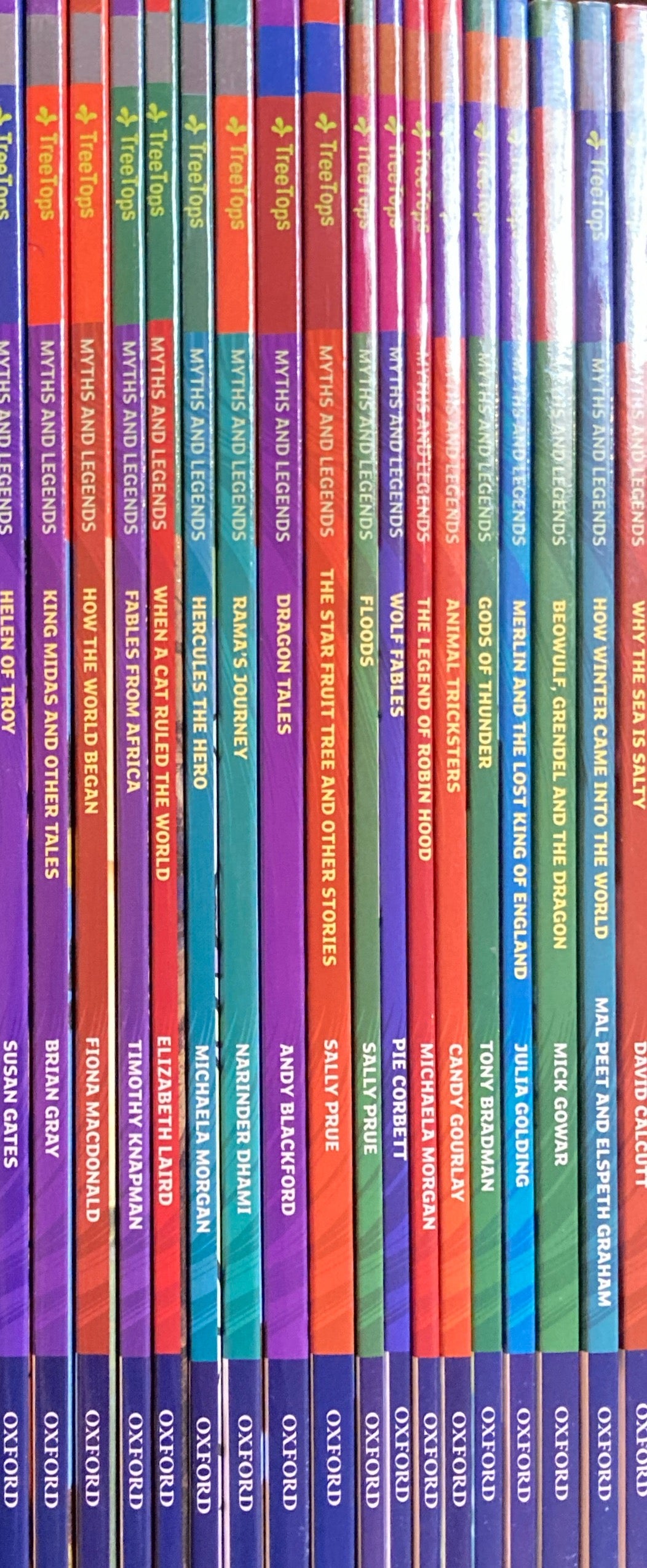Oxford Reading TreeTops Myths and Legends Series 18 Books Set Collection