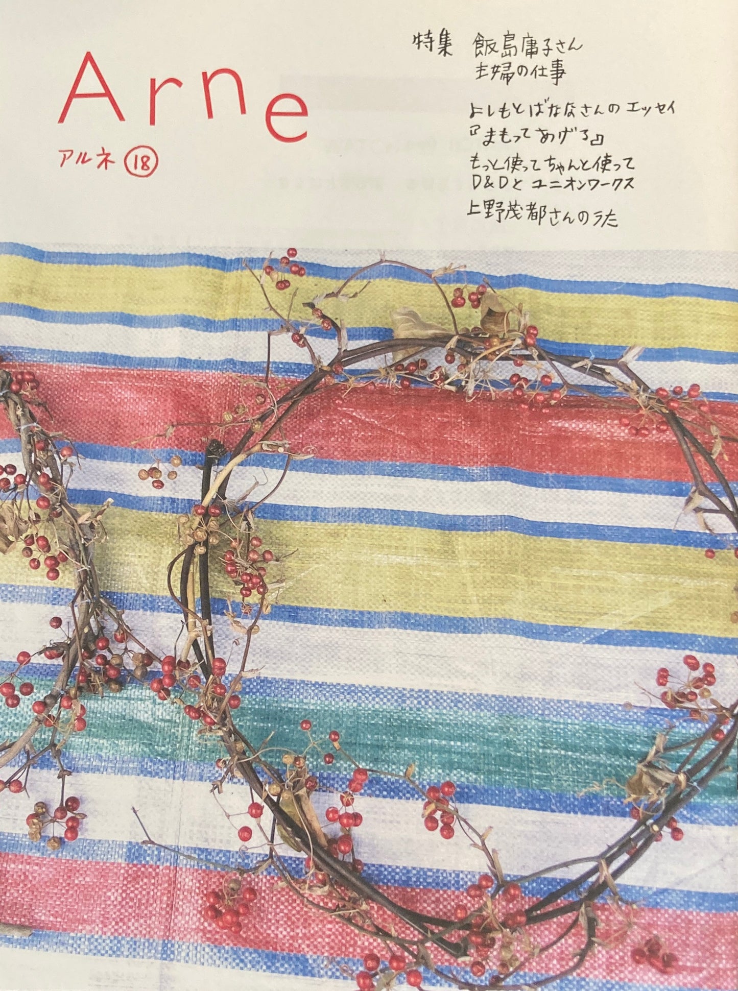 Arne18 アルネ18 大橋歩 飯島庸子さん主婦の仕事