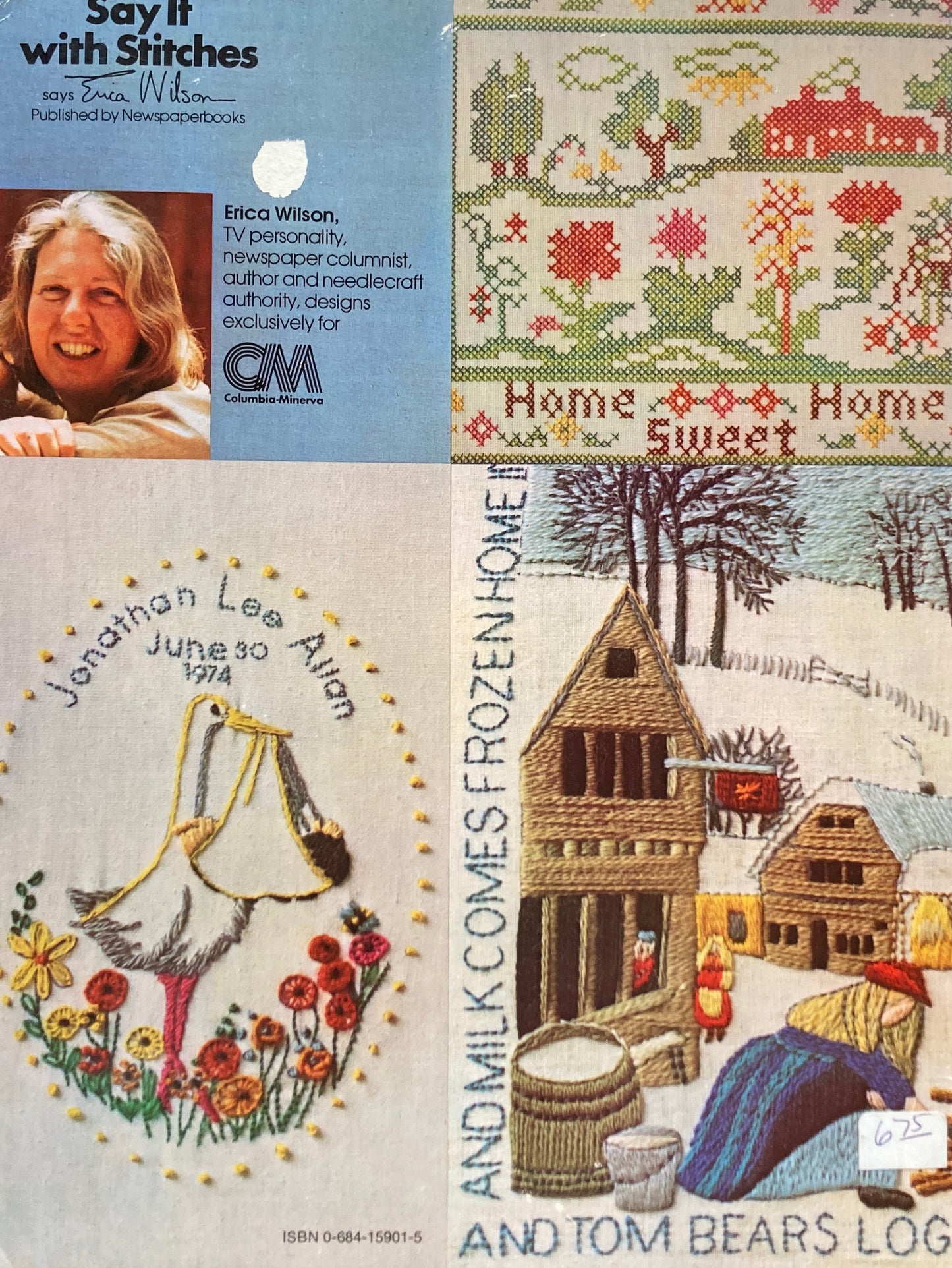 Say It With Stitches 21 Traceable Crewel and Needlepoint Designs