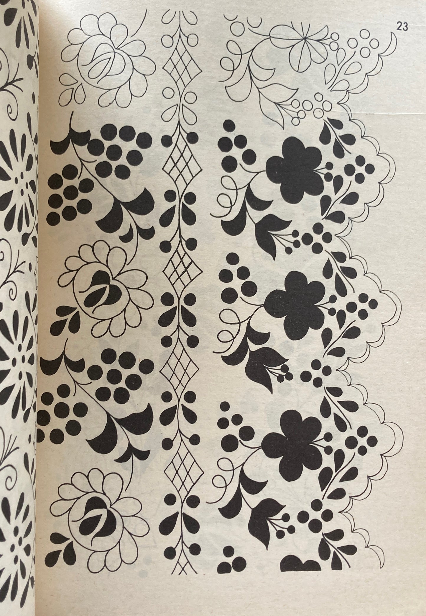 Korai Kalocsai Himzesek ハンガリー 伝統的初期のカロチャ刺繍