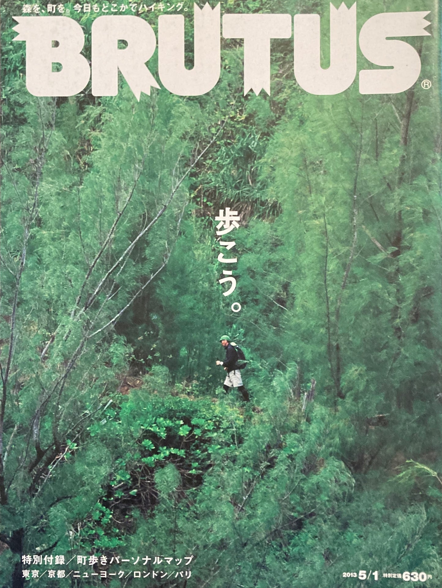 BRUTUS 753 ブルータス 2013年5/1号 歩こう。
