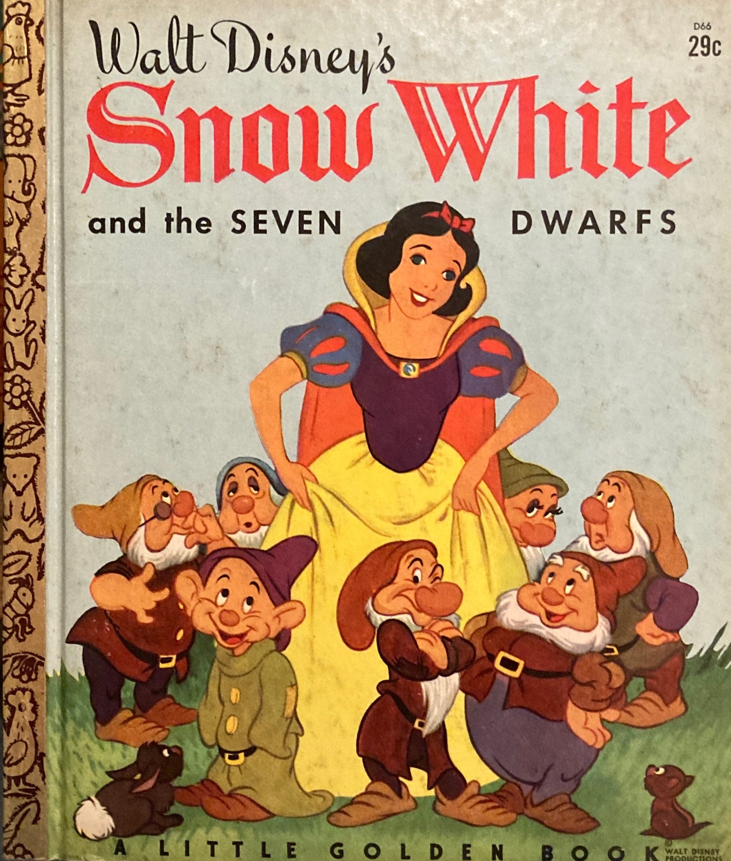 Walt Disney's Snow White and the Seven Dwarfs a Little Golden Book