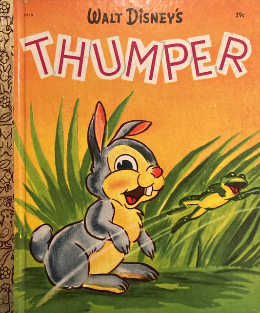 Walt Disney's THUMPER　a Little Golden Book
