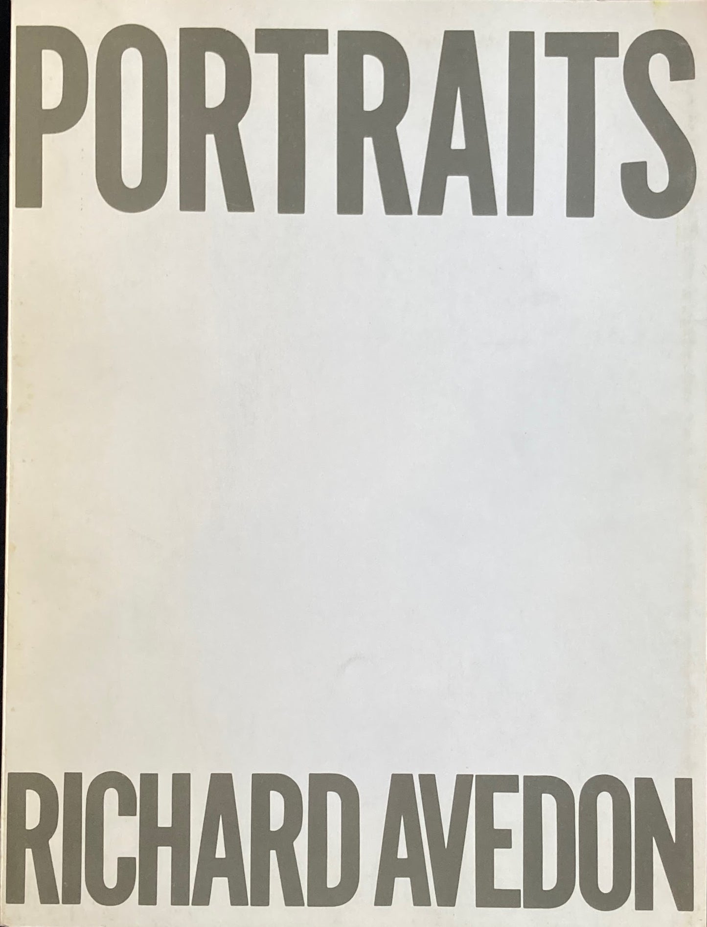 アベドン写真展 時代の肖像 PORTRAITS RICHARD AVEDON 日本語版
