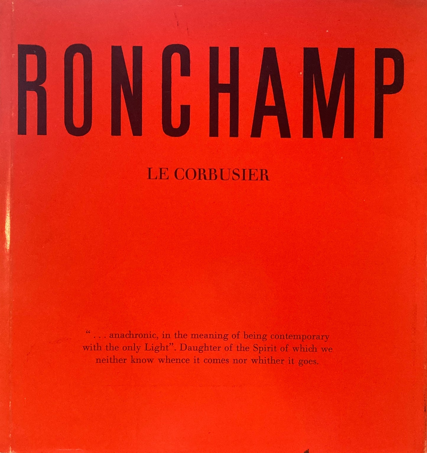 RONCHAMP LE CORBUSIER ル・コルビュジエ