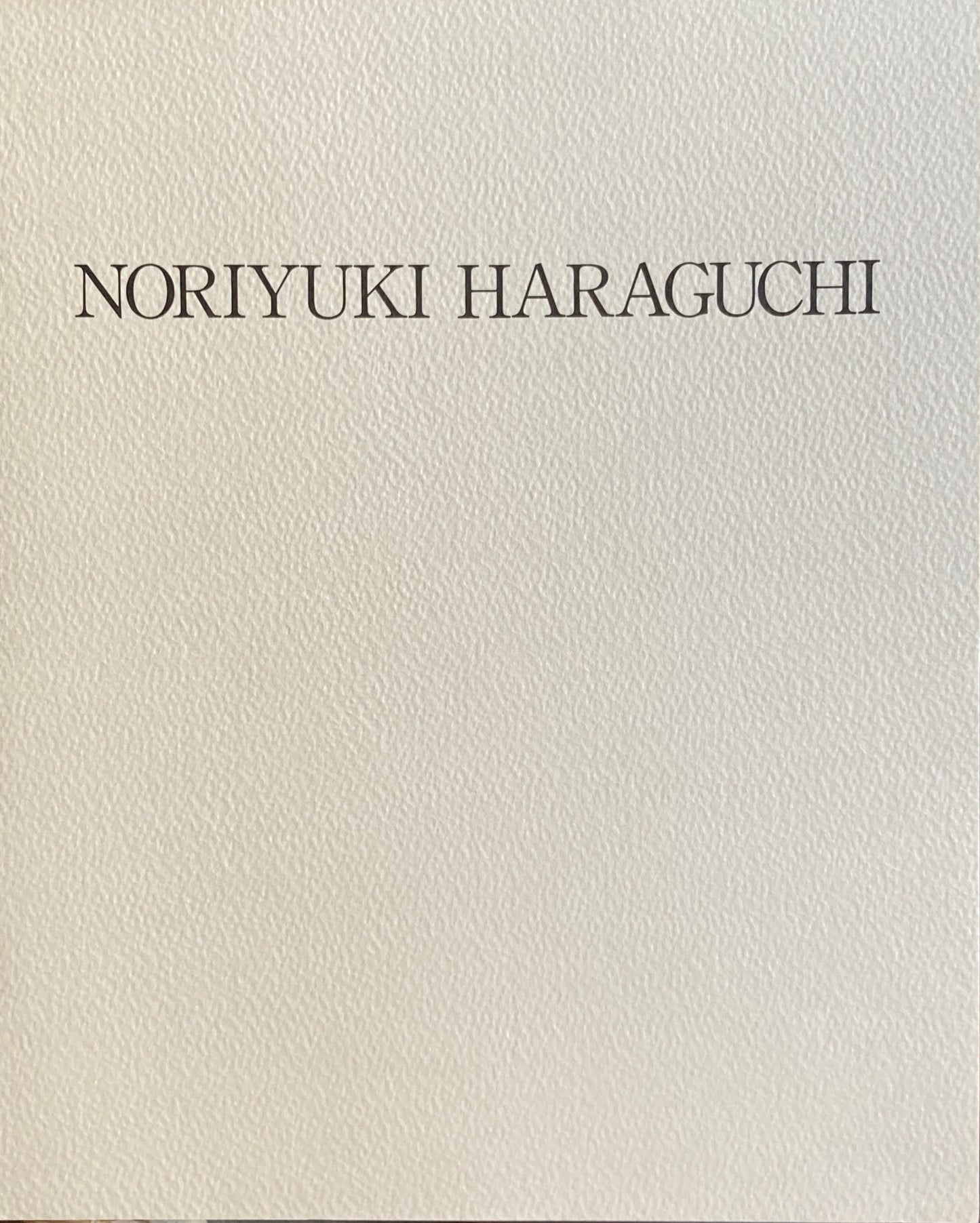 原口典之 NORIYUKI HARAGUCHI at Judson Art Warehouse Viewing Gallery 1987