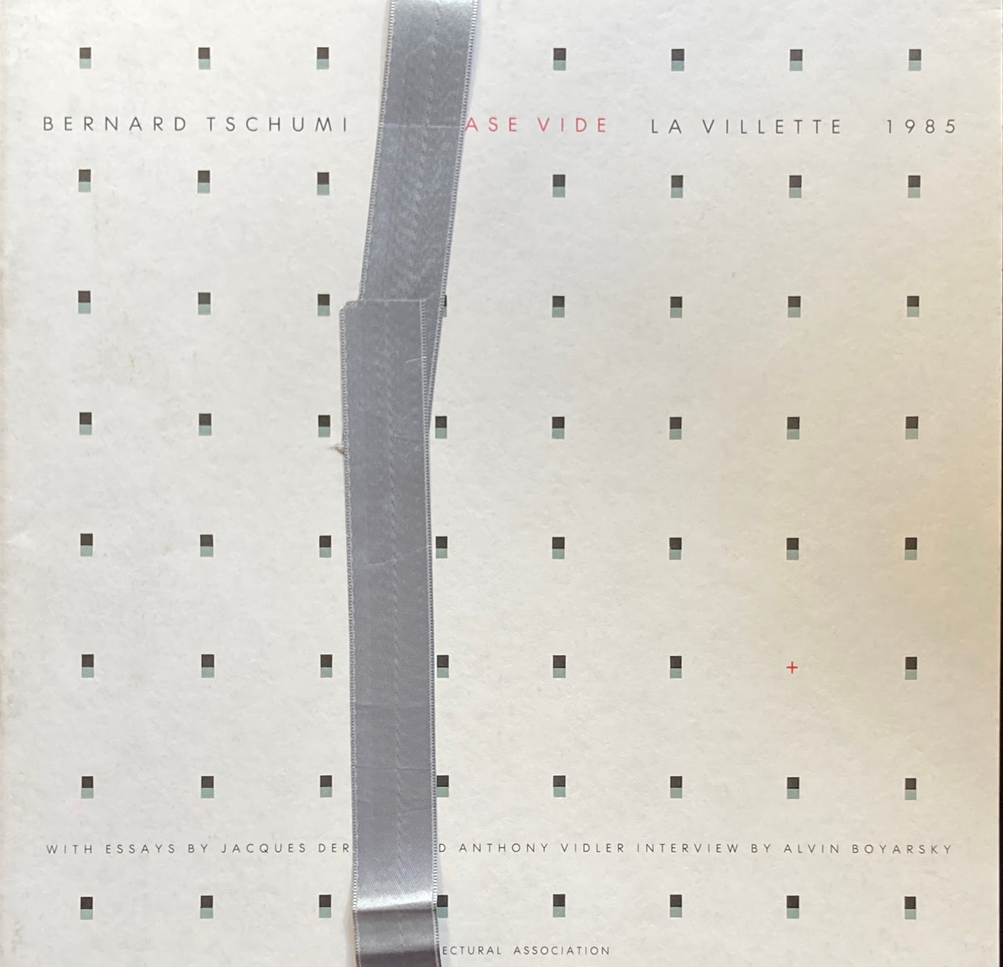 LA CASE VIDE LA VILLETTE 1985 BERNARD TSCHUMI ベルナール・チュミ