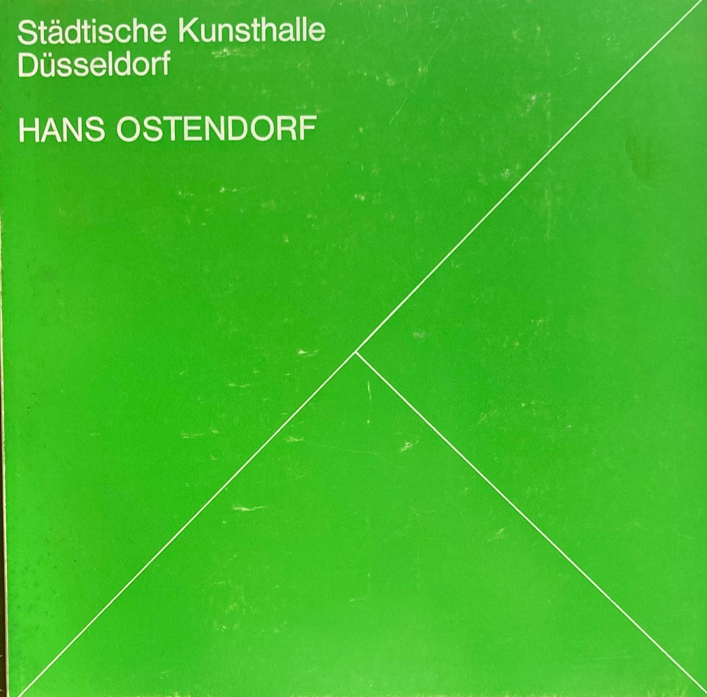 HANS OSTENDORF 1972 Stadtische Kunsthalle Dusseldorf