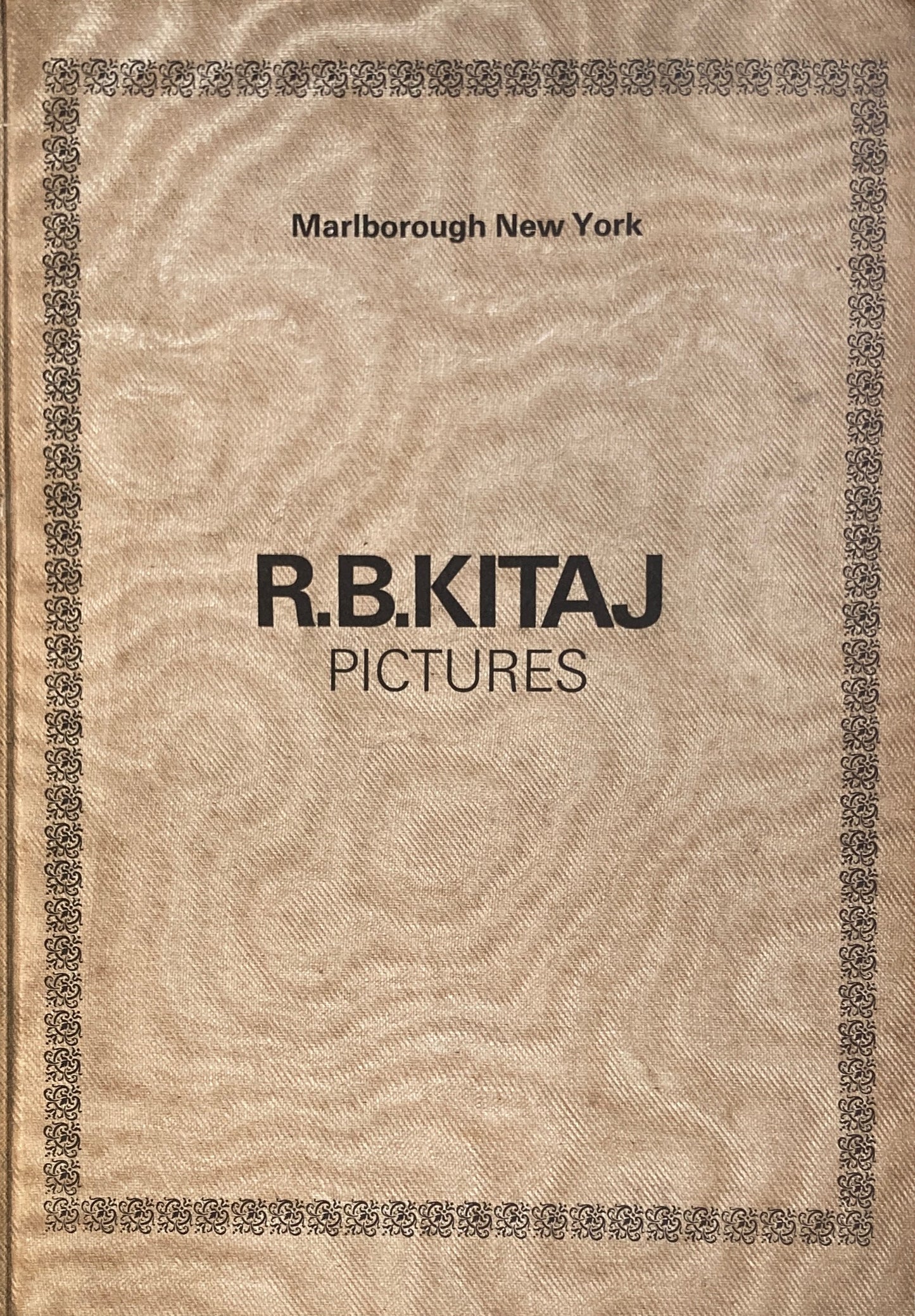 R.B.KITAJ PICTURES Marlborough New York