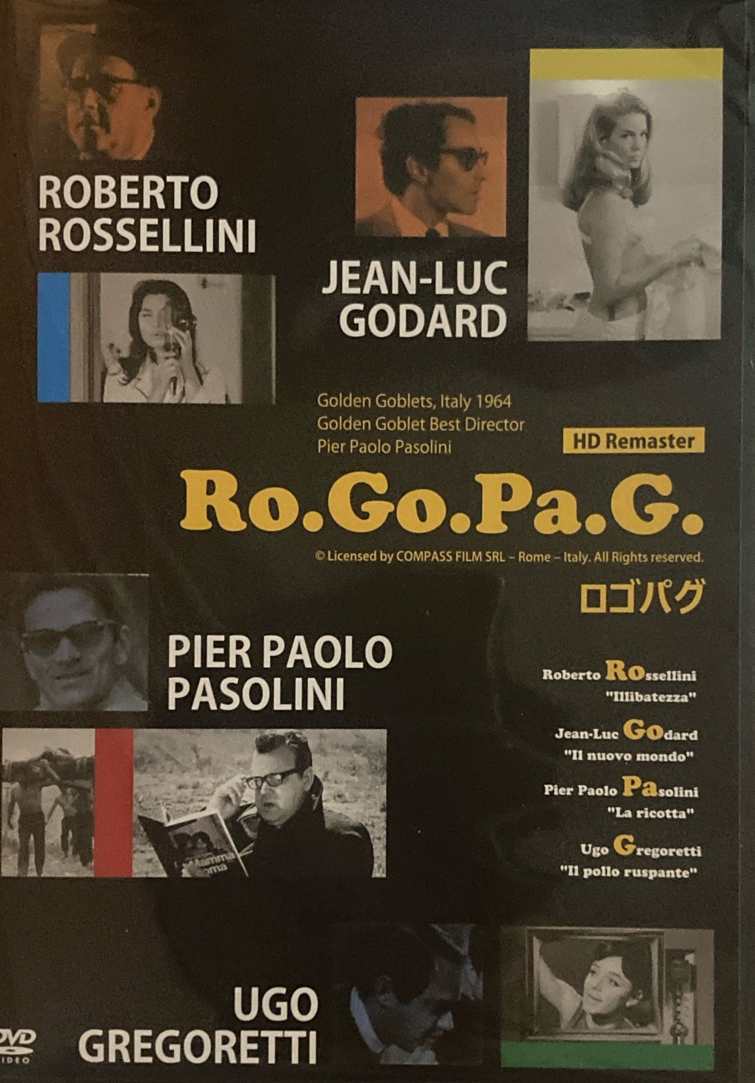 ロゴパグ Ro.Go.Pa.G. DVD (1964年) ロゴパグ Ro.Go.Pa.G. ロッセリーニ ゴダール パゾリーニ グレゴ