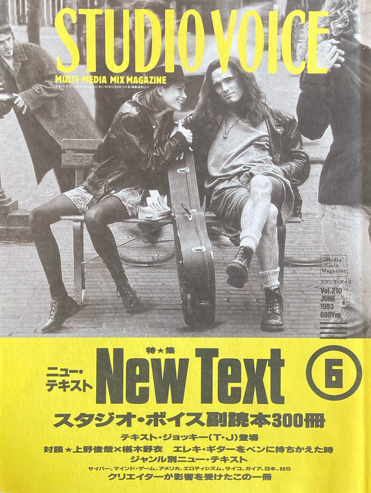 STUDIO VOICE スタジオ・ボイス Vol.210 1993年6月号 特集 ニュー・テキスト スタジオ・ボイス副読本300冊