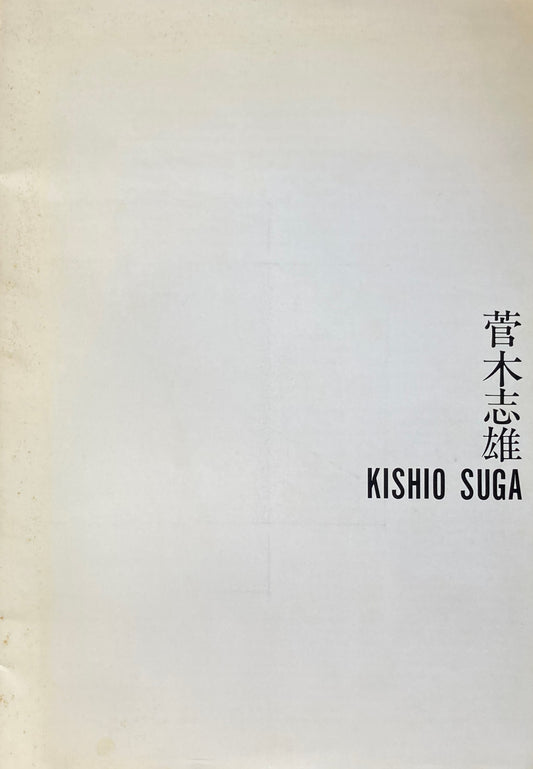 KISHIO SUGA 菅木志雄 双ギャラリー SOH GALLERY 1988