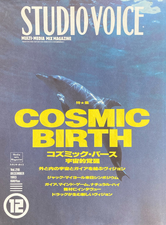 STUDIO VOICE スタジオ・ボイス Vol.216 1993年12月号 特集 コズミック・バース 宇宙的覚醒