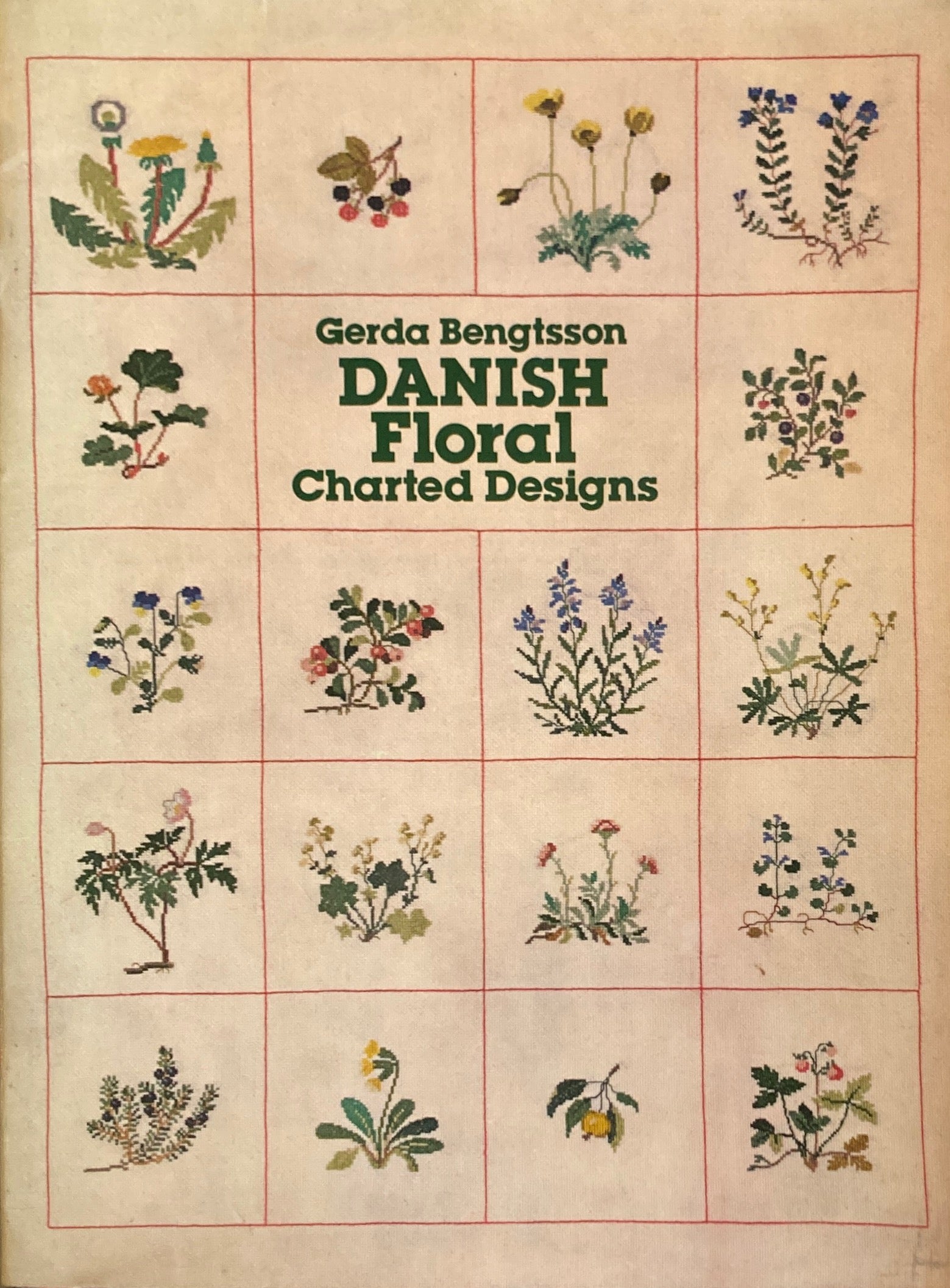 DANISH Floral Charted Designs Gerda Bengtsson