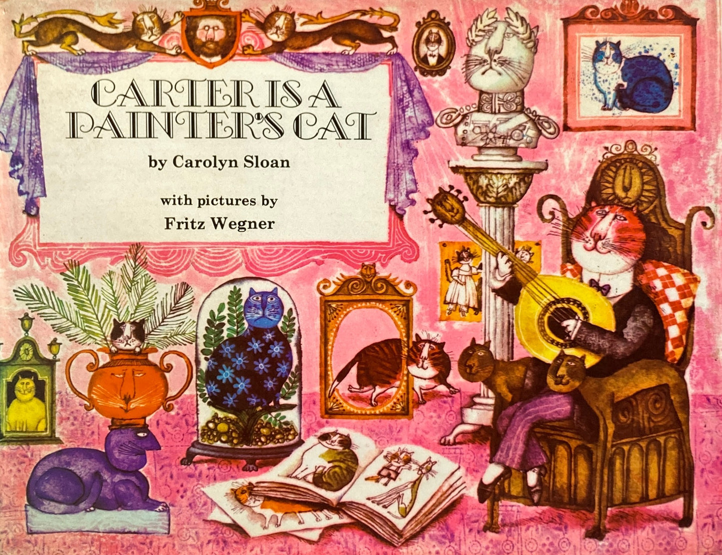 Carter is a Painter's Cat Fritz Wegner