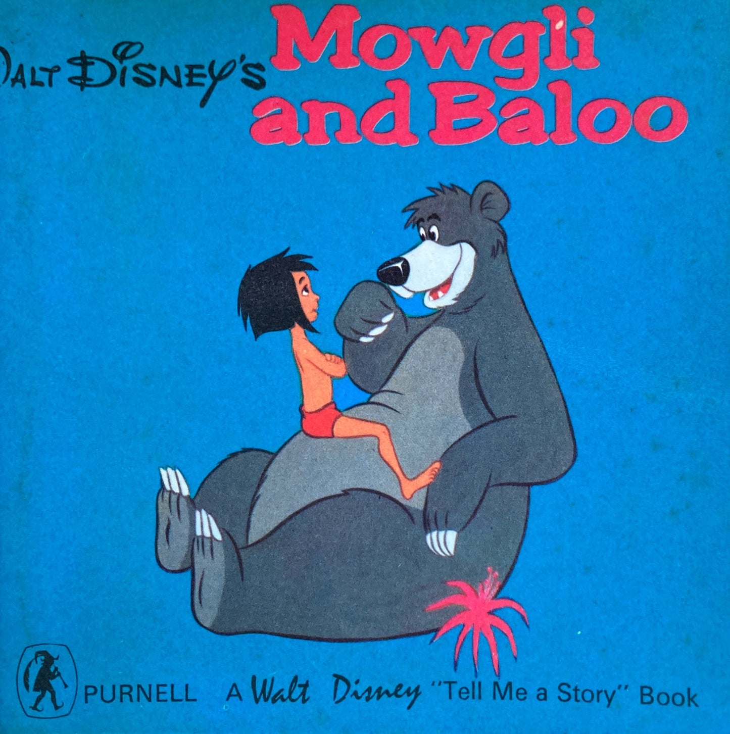 Walt Disney's Mowgli and Baloo Purnell Tell Me a Story Book