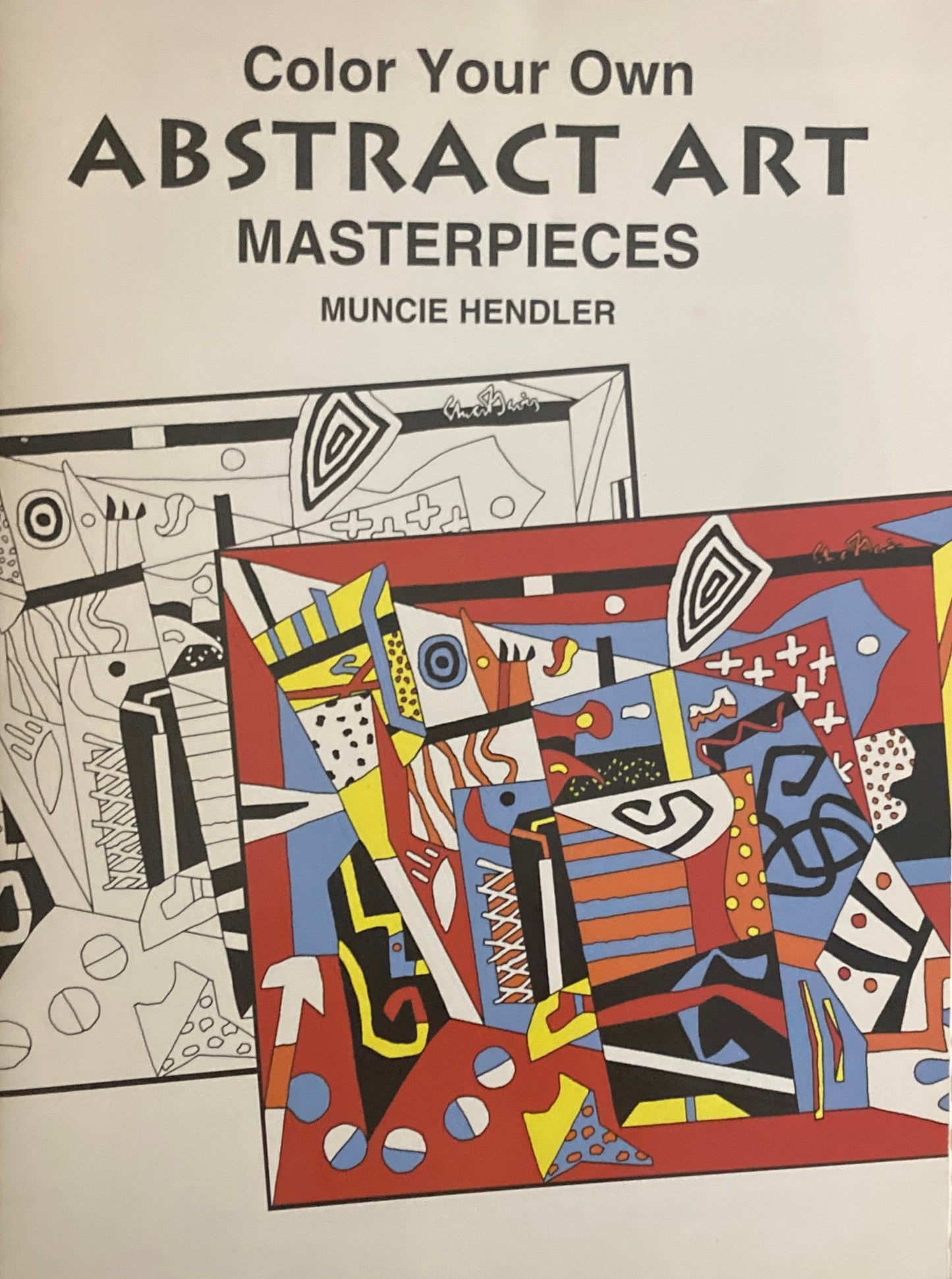 Color Your Own Abstract Art Masterpieces Dover