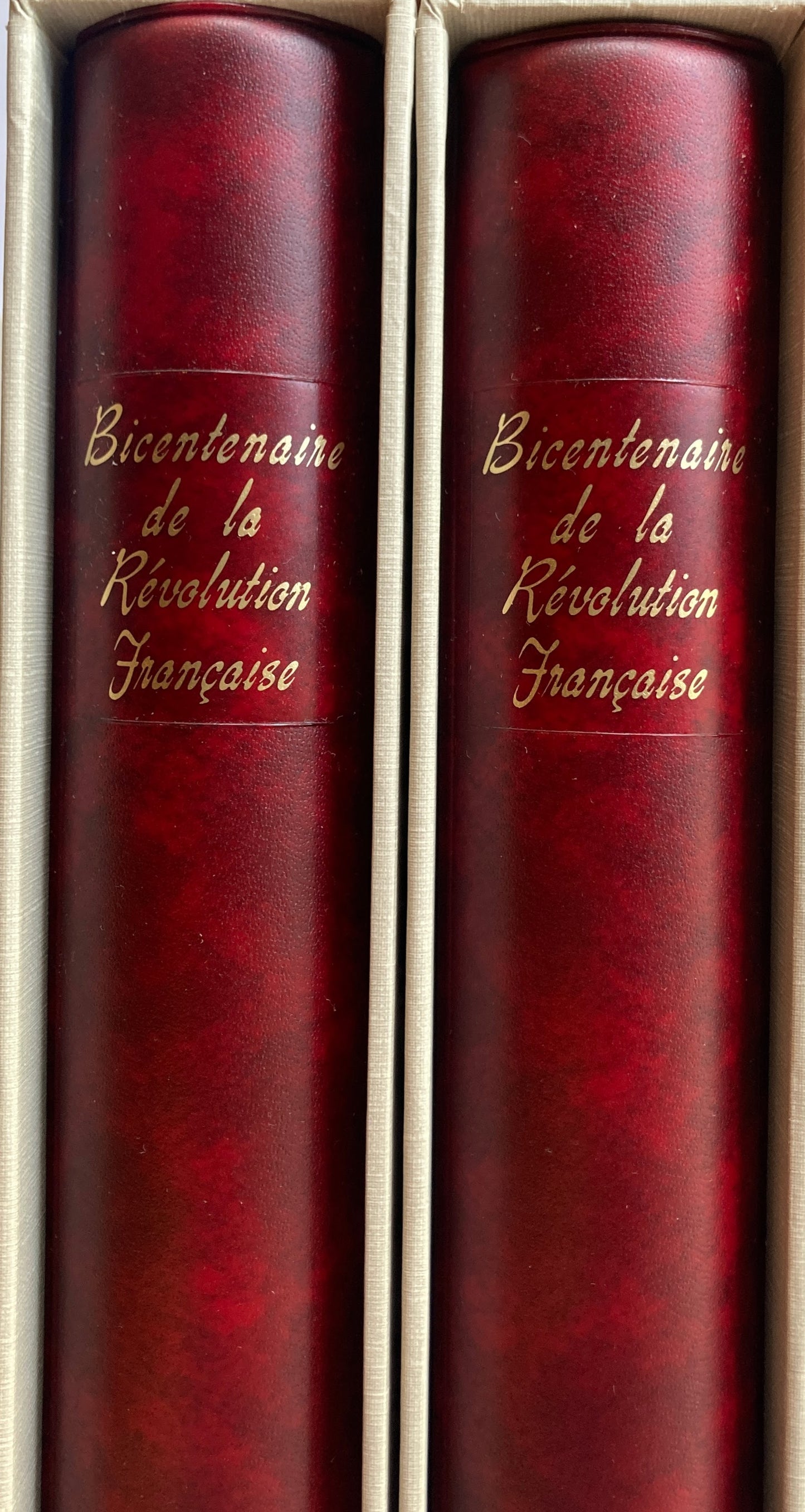 フランス大革命200年記念切手コレクション 郵趣サービス社 バインダー 2冊