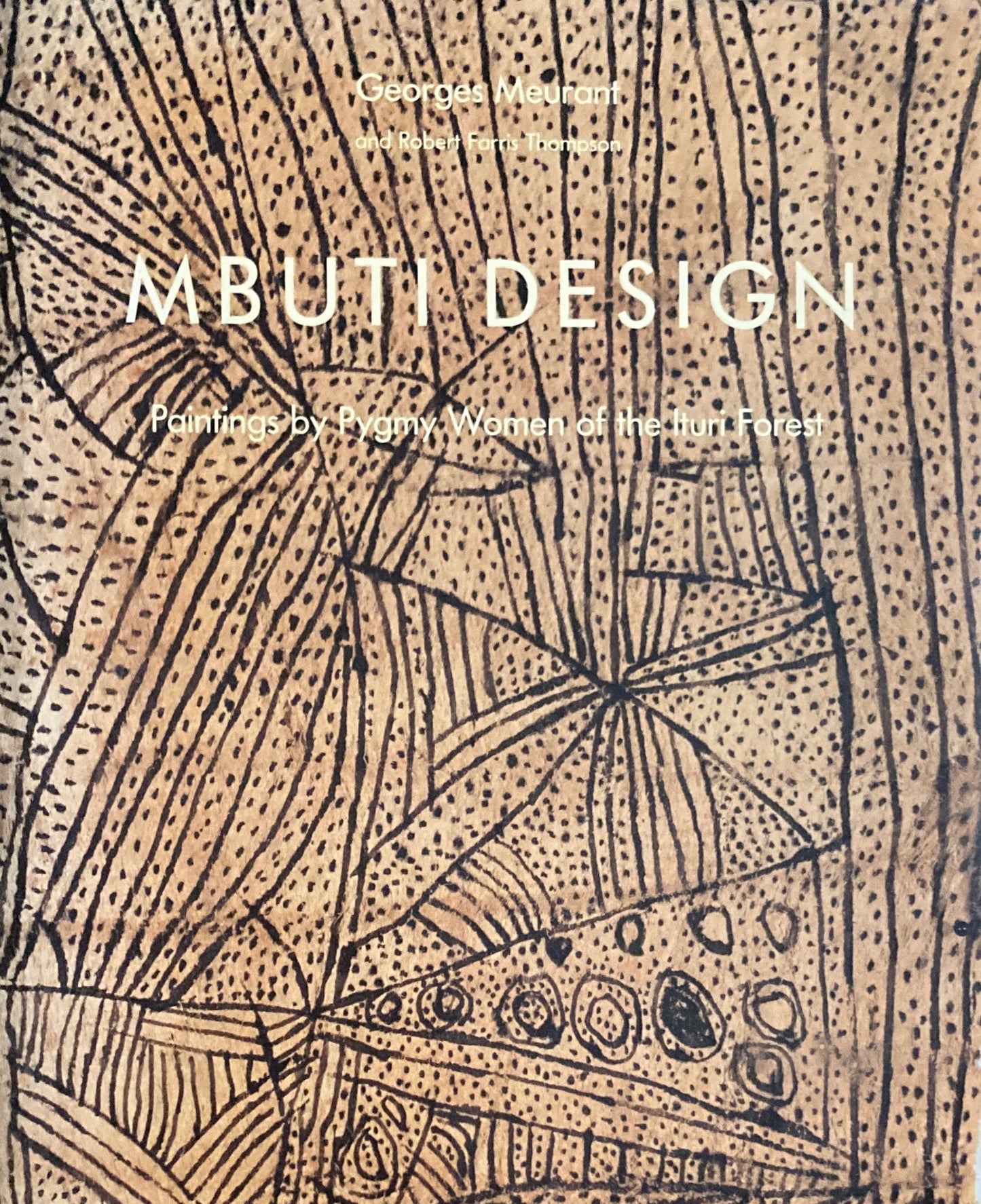 Mbuti design paintings by Pygmy women of the Ituri forest