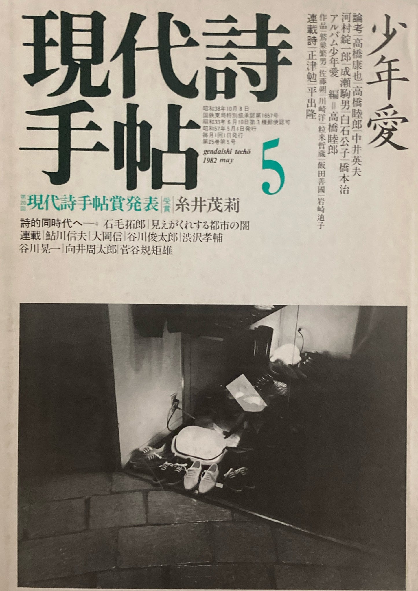現代詩手帖 1982年5月号 少年愛