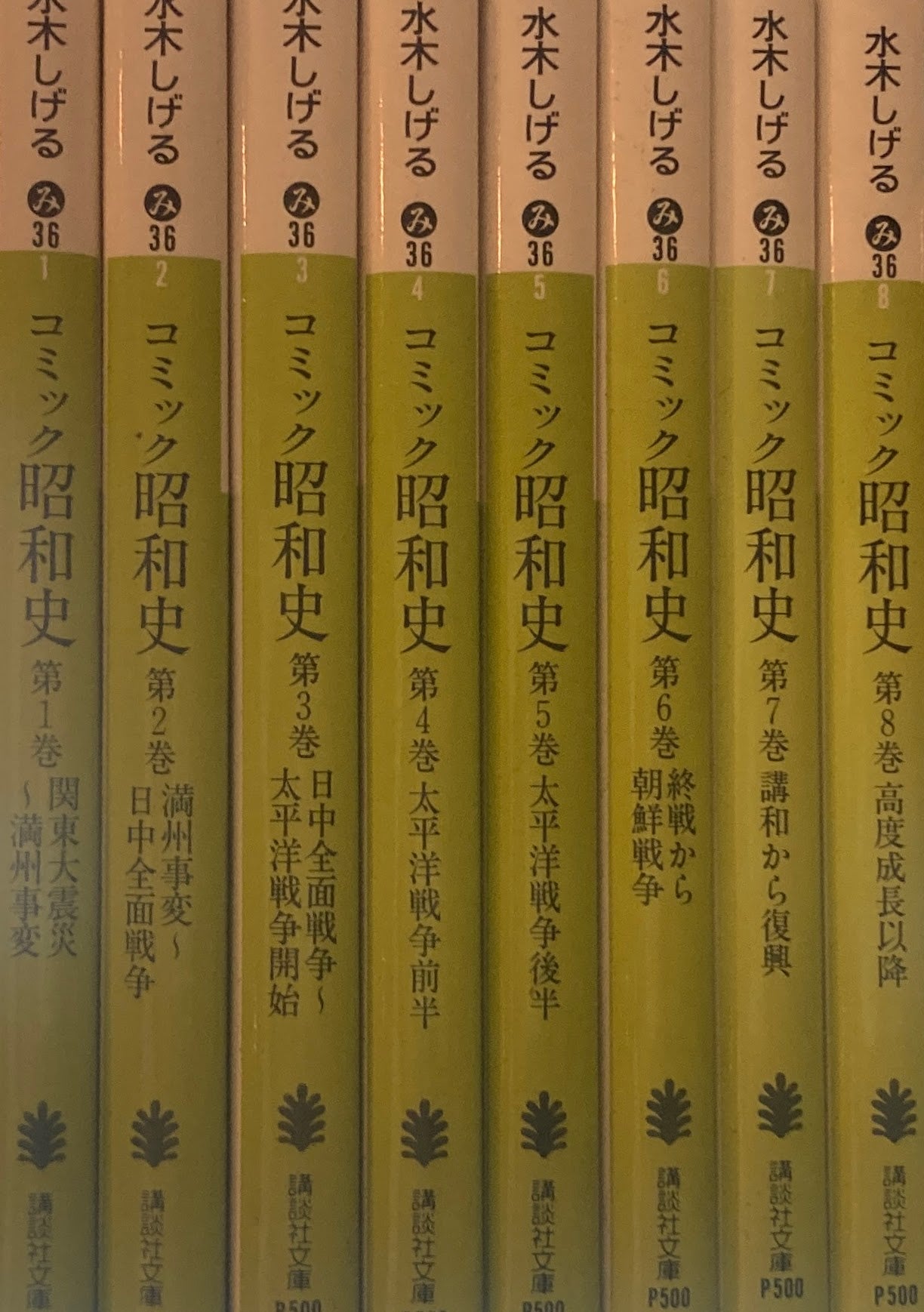 コミック昭和史 水木しげる 全8巻