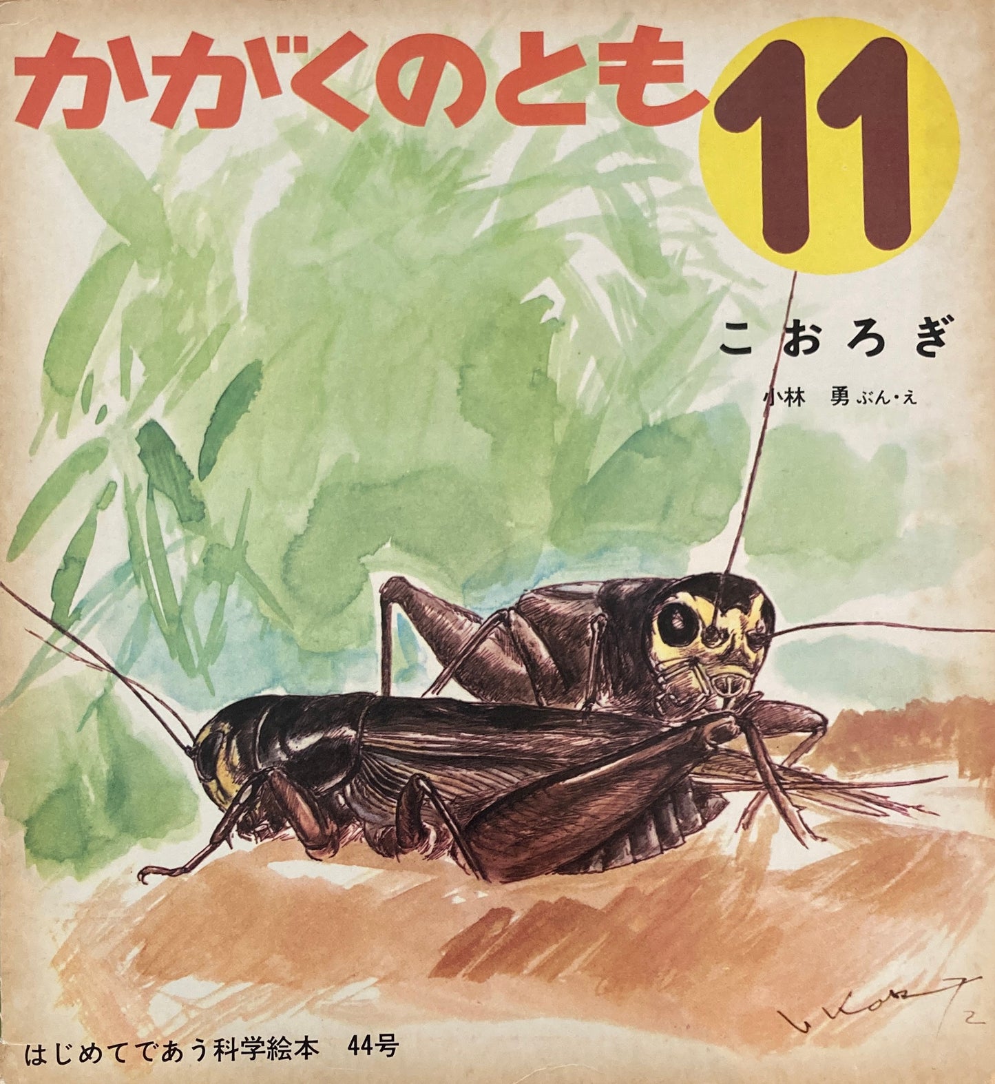 こおろぎ 小林勇 かがくのとも44号