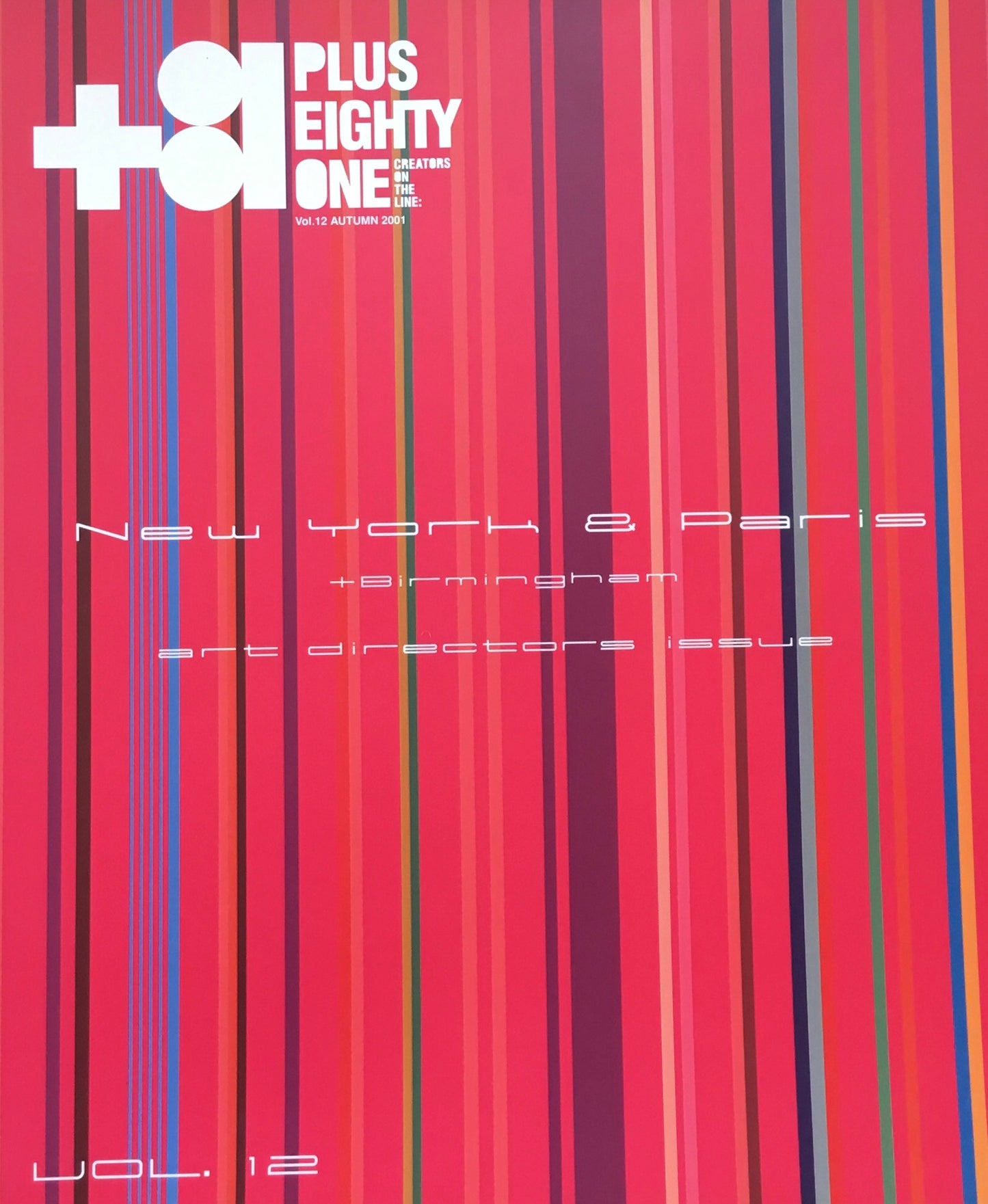 +81 PLUS EIGHTY ONE Vol.12  Autumn 2001