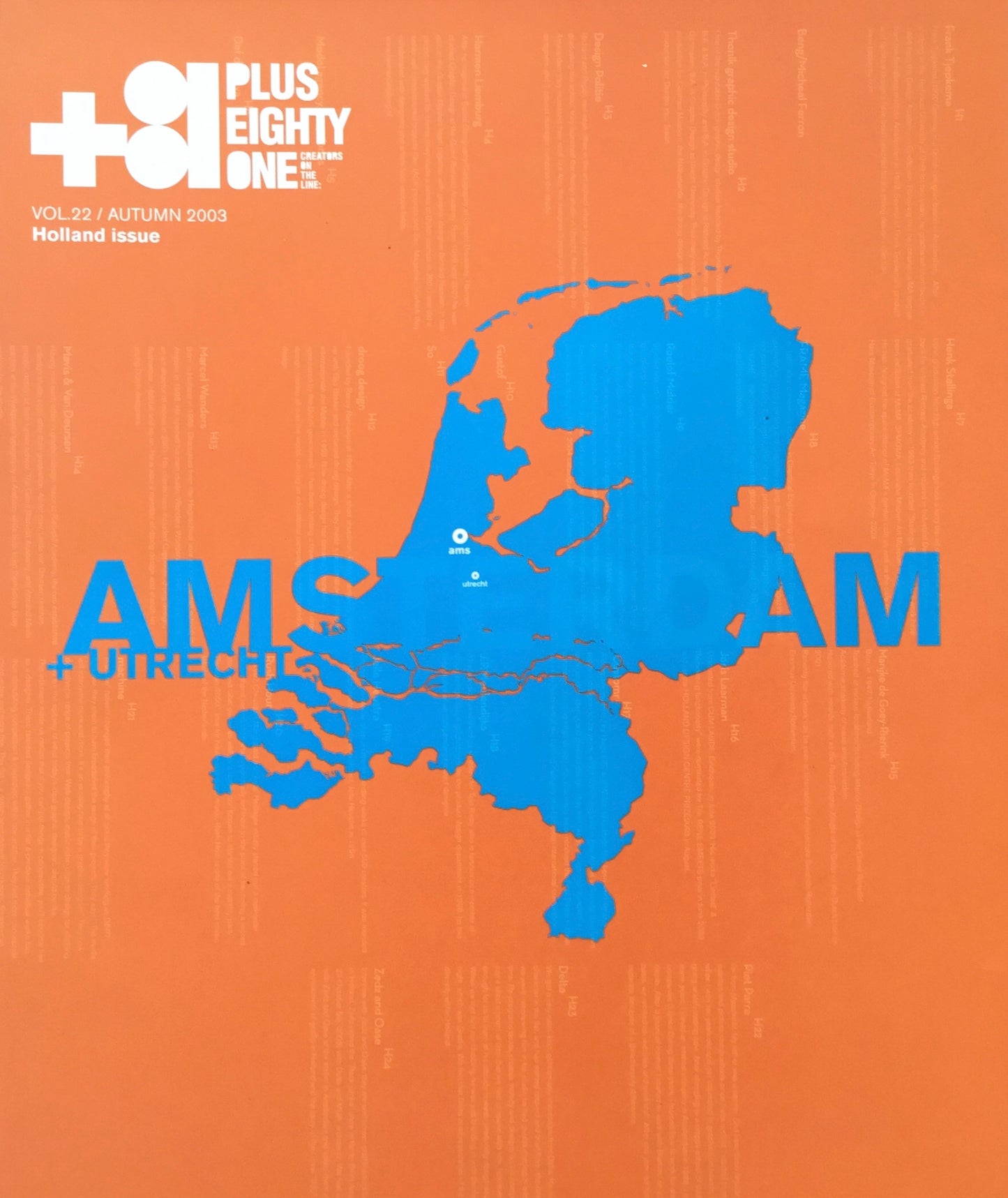 +81 PLUS EIGHTY ONE Vol.22 Holland & Finland issue