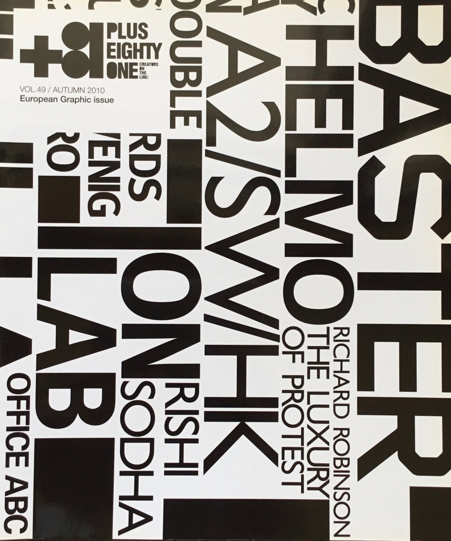 +81 PLUS EIGHTY ONE Vol.49 European Graphic issue