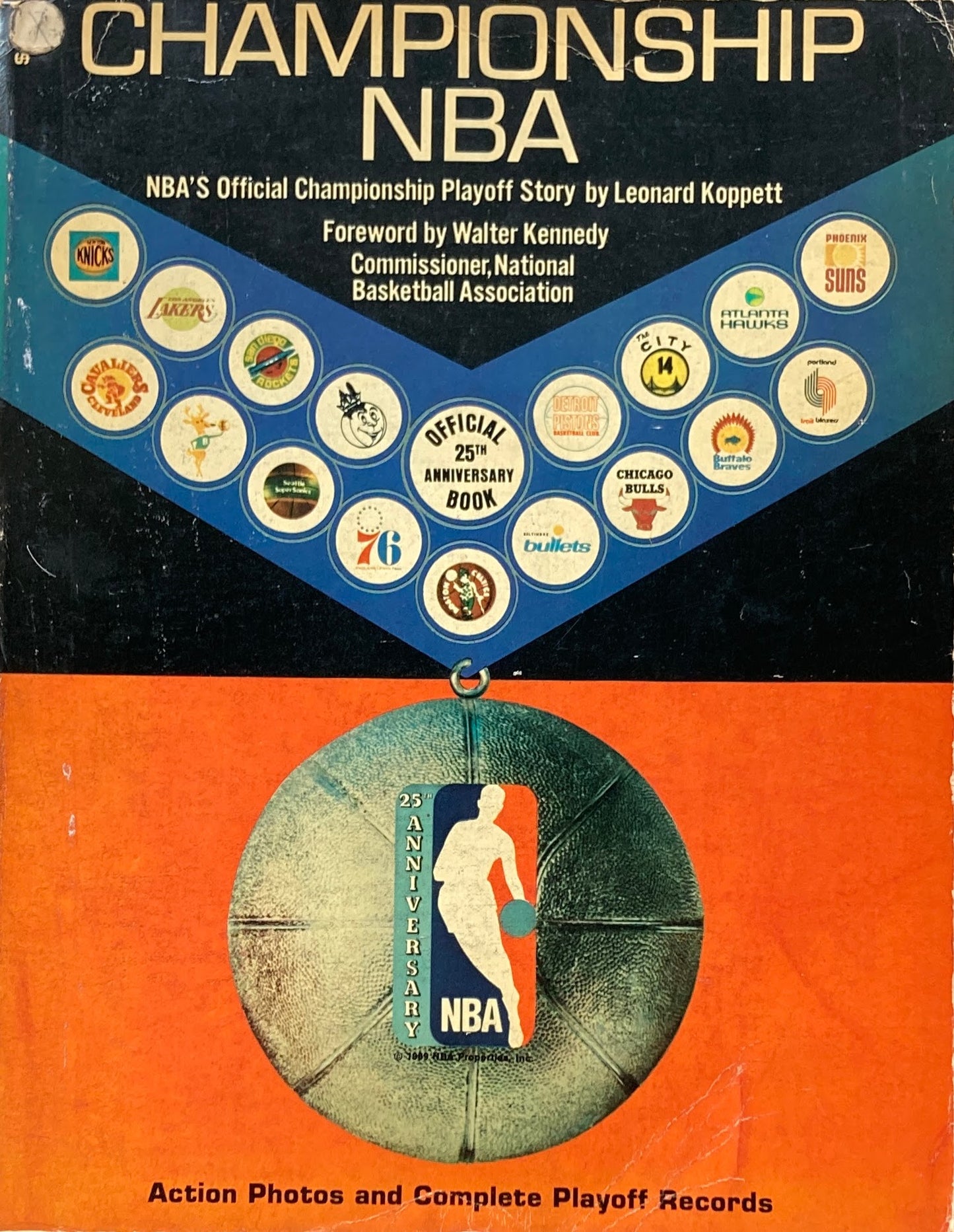 Championship Nba-Official 25th Anniversary Leonard Koppett