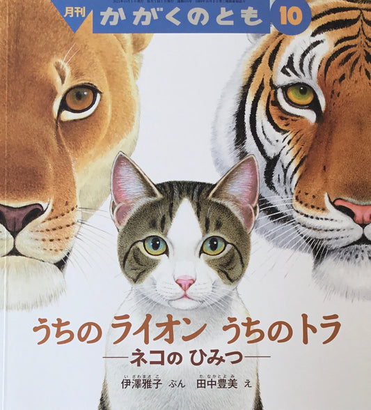 うちのライオンうちのトラ ネコのひみつ かがくのとも655号