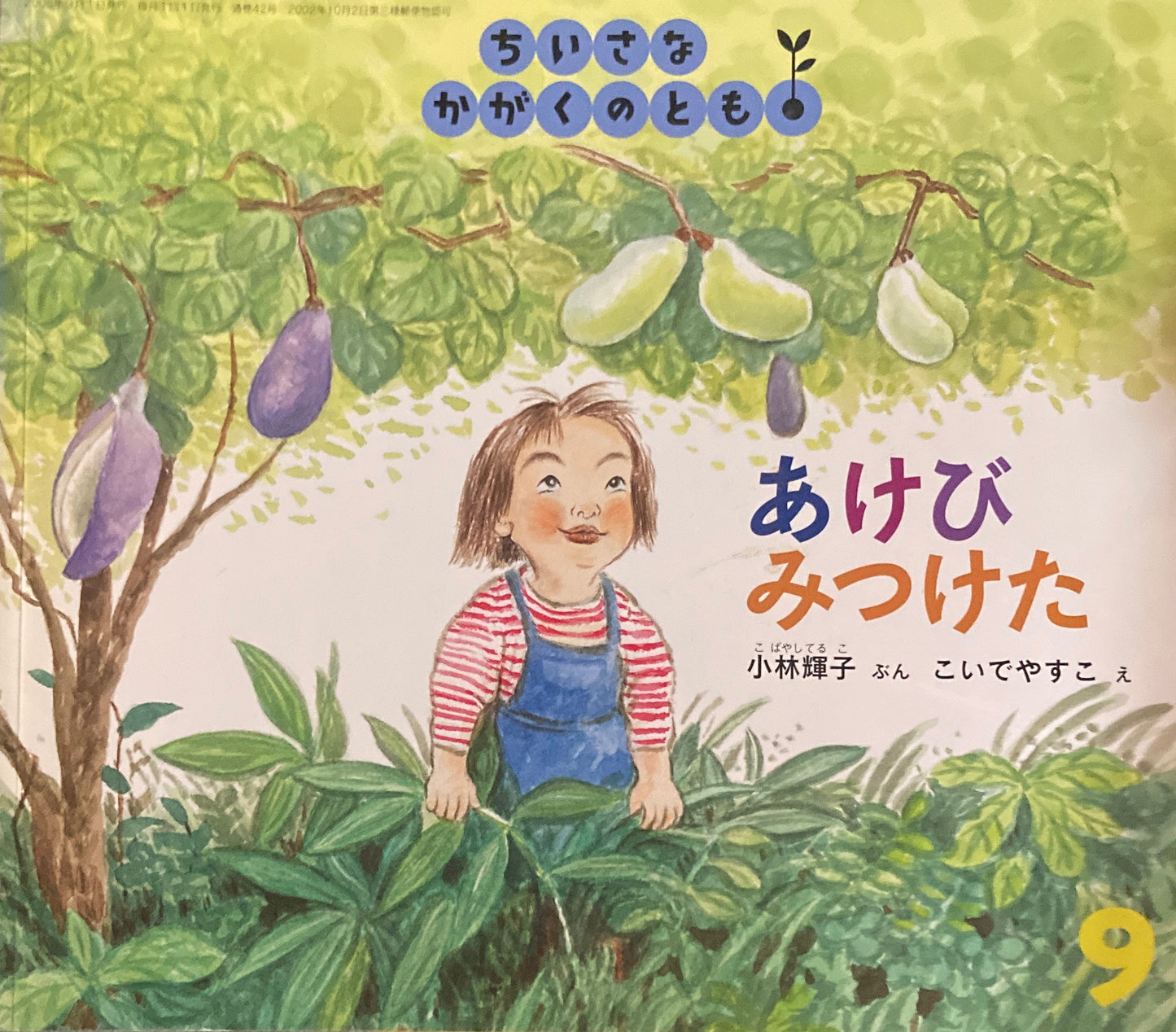 あけびみつけた こいでやすこ ちいさなかがくのとも42号