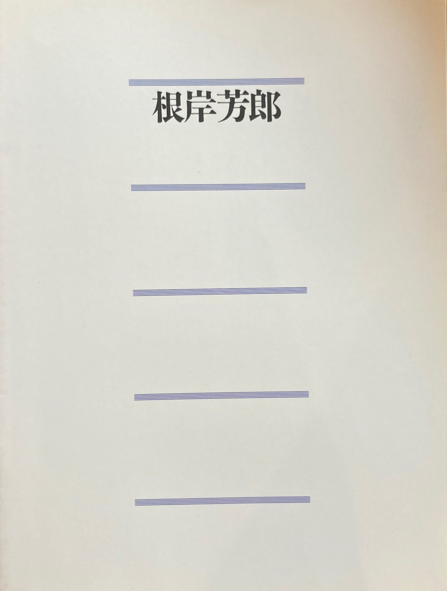 根岸芳郎展 1994 SKYDOOR