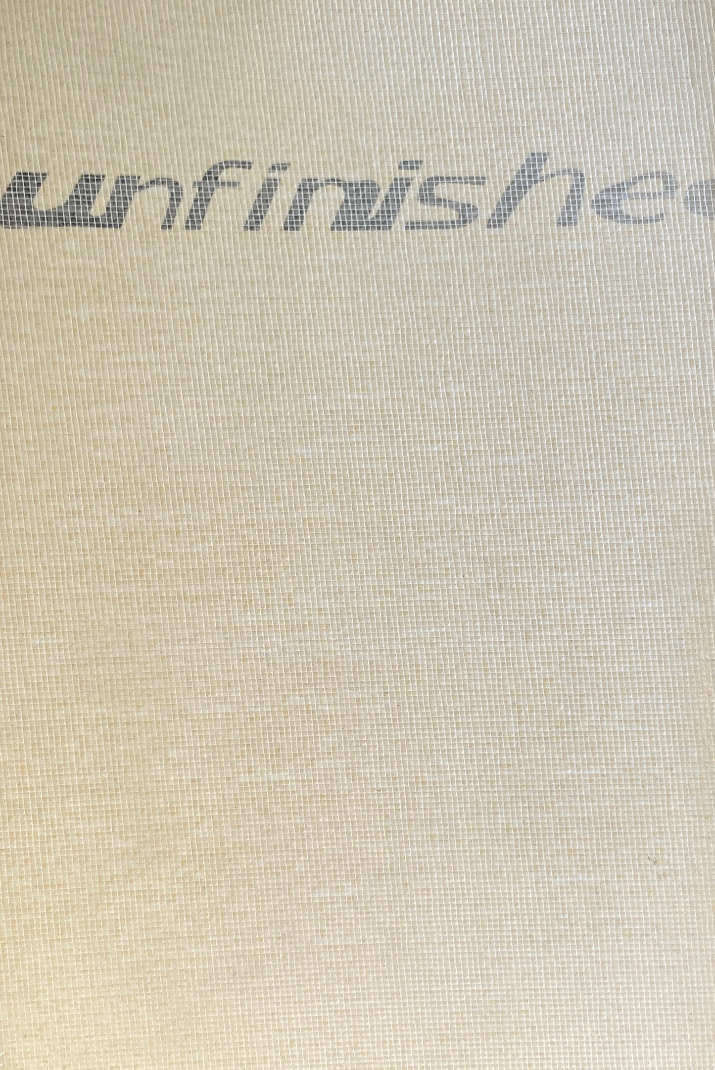 季刊アンフィニッシュド unfinished #1