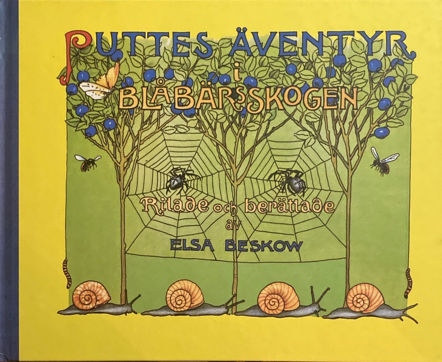 Puttes aventyr i Blabarsskogen Elsa Beskow ブルーベリーのもりでプッテのぼうけん