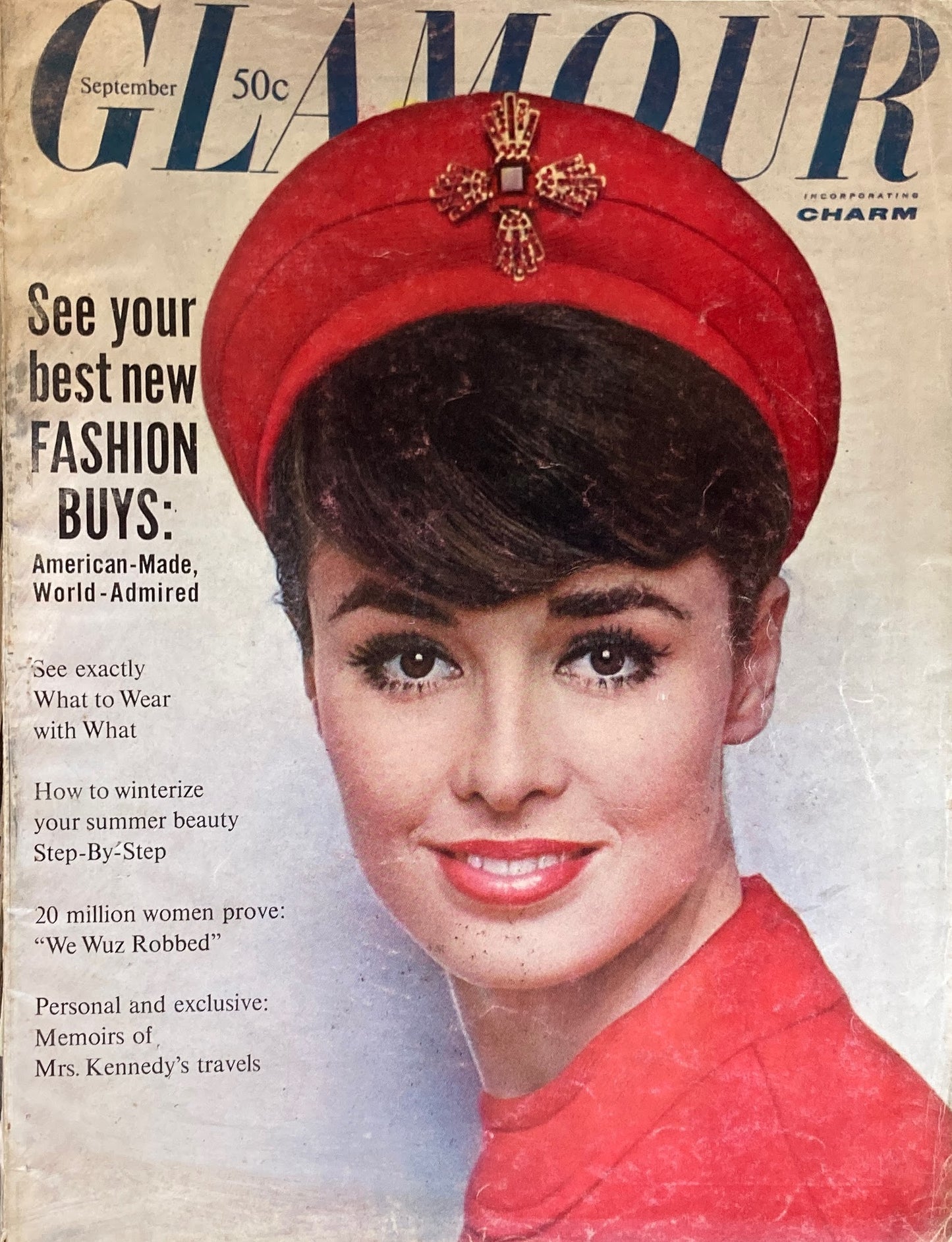 GLAMOUR magazine Incorporating Charm September 1961