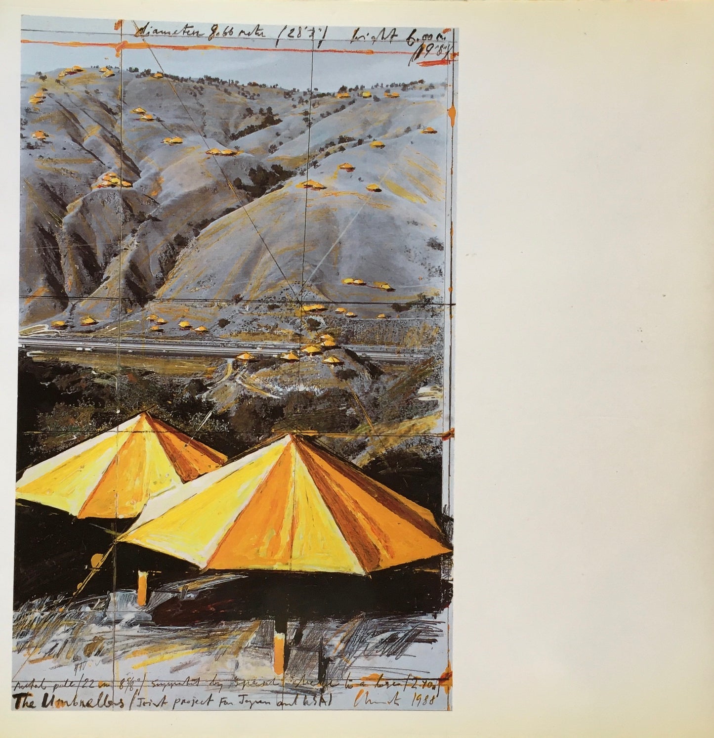 Christo : the Umbrellas クリスト アンブレラ、日本とアメリカ合衆国のためのジョイント・プロジェクト