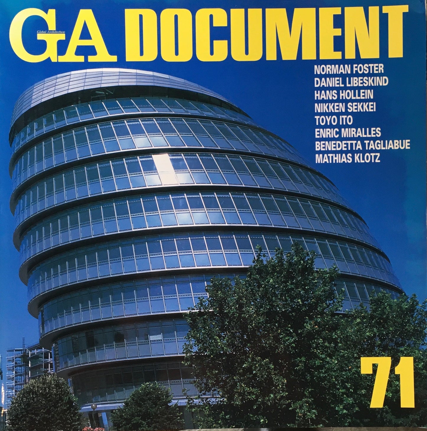 GA DOCUMENT 71 世界の建築 2002年