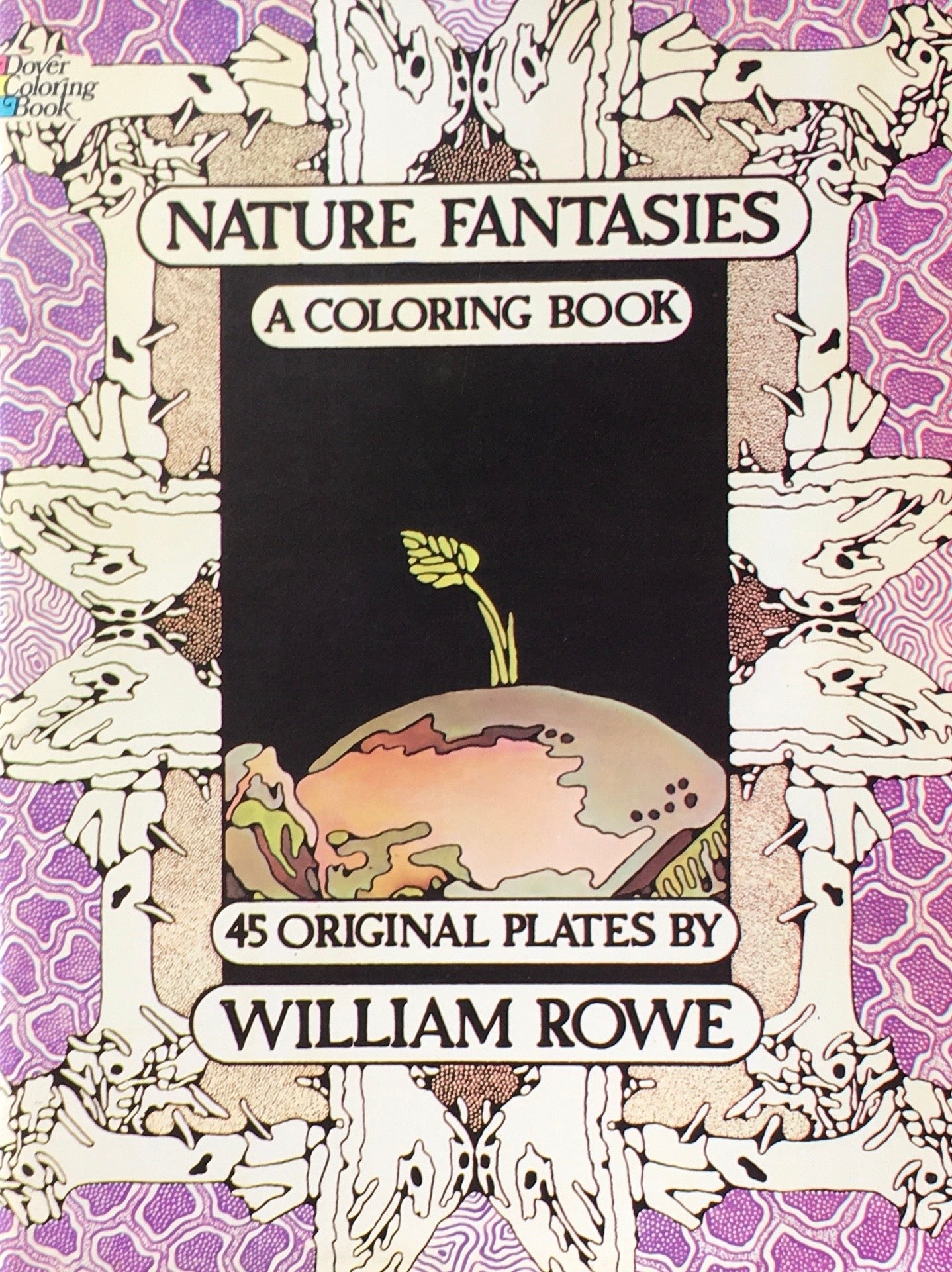 Nature Fantasies A Coloring Book 45 Original Plates by William Rowe Dover