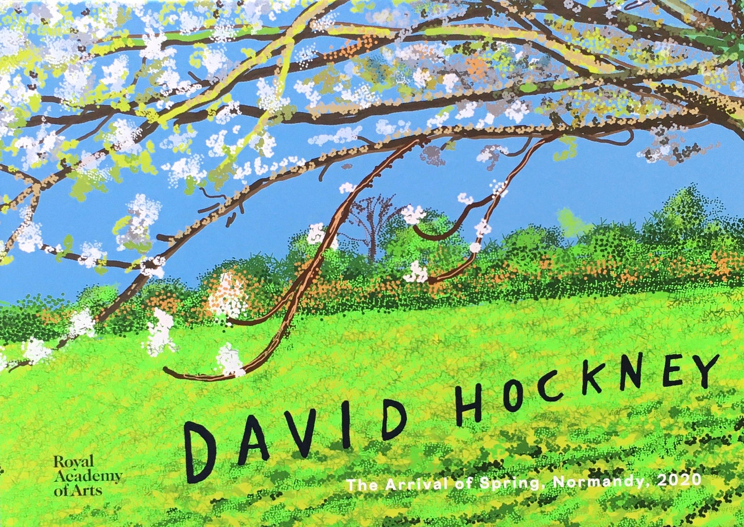 THE ARRIVAL OF SPRING, NORMANDY 2020 David Hockney