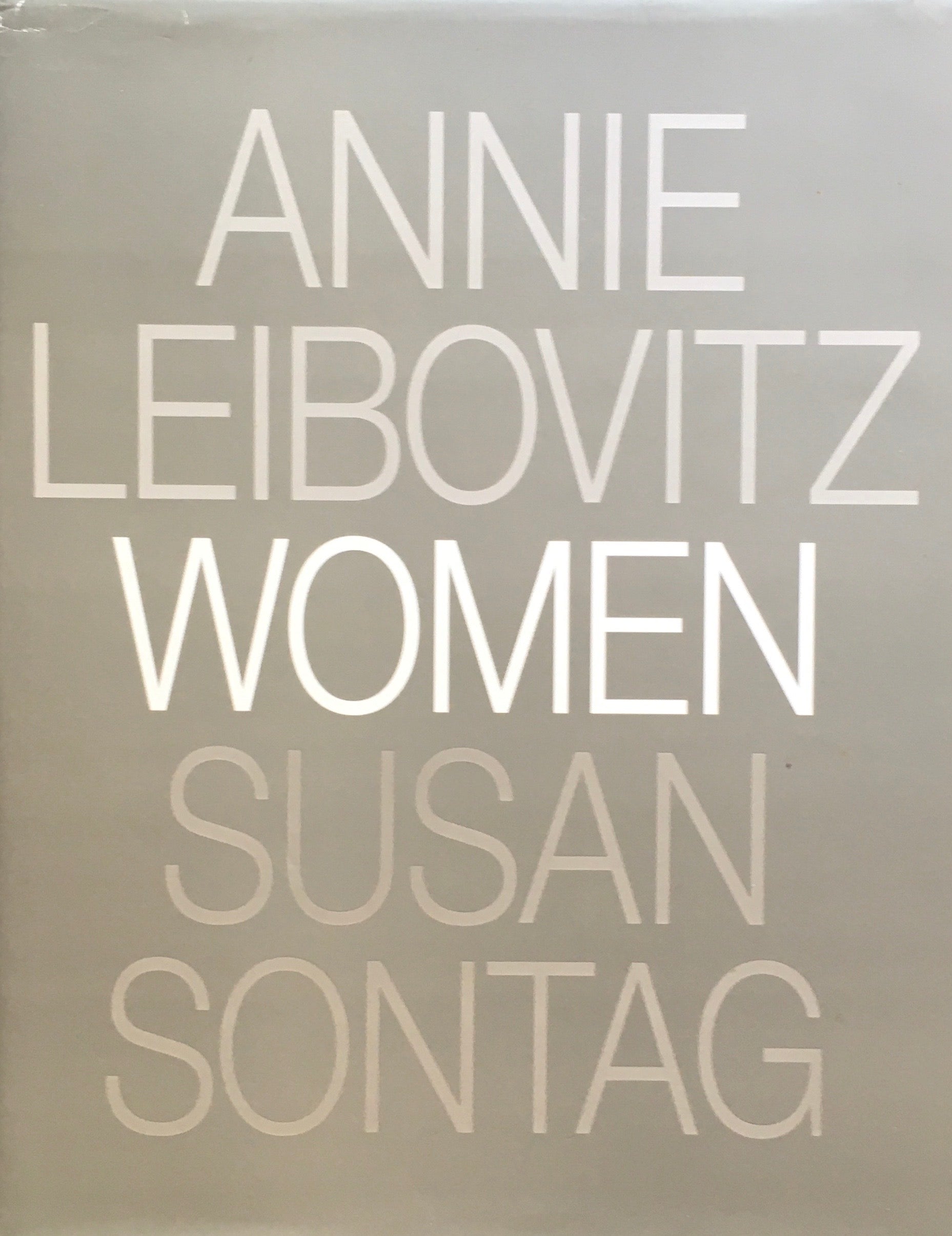 Women Annie Leibovitz Susan Sontag アニー・リーボヴィッツ写真集