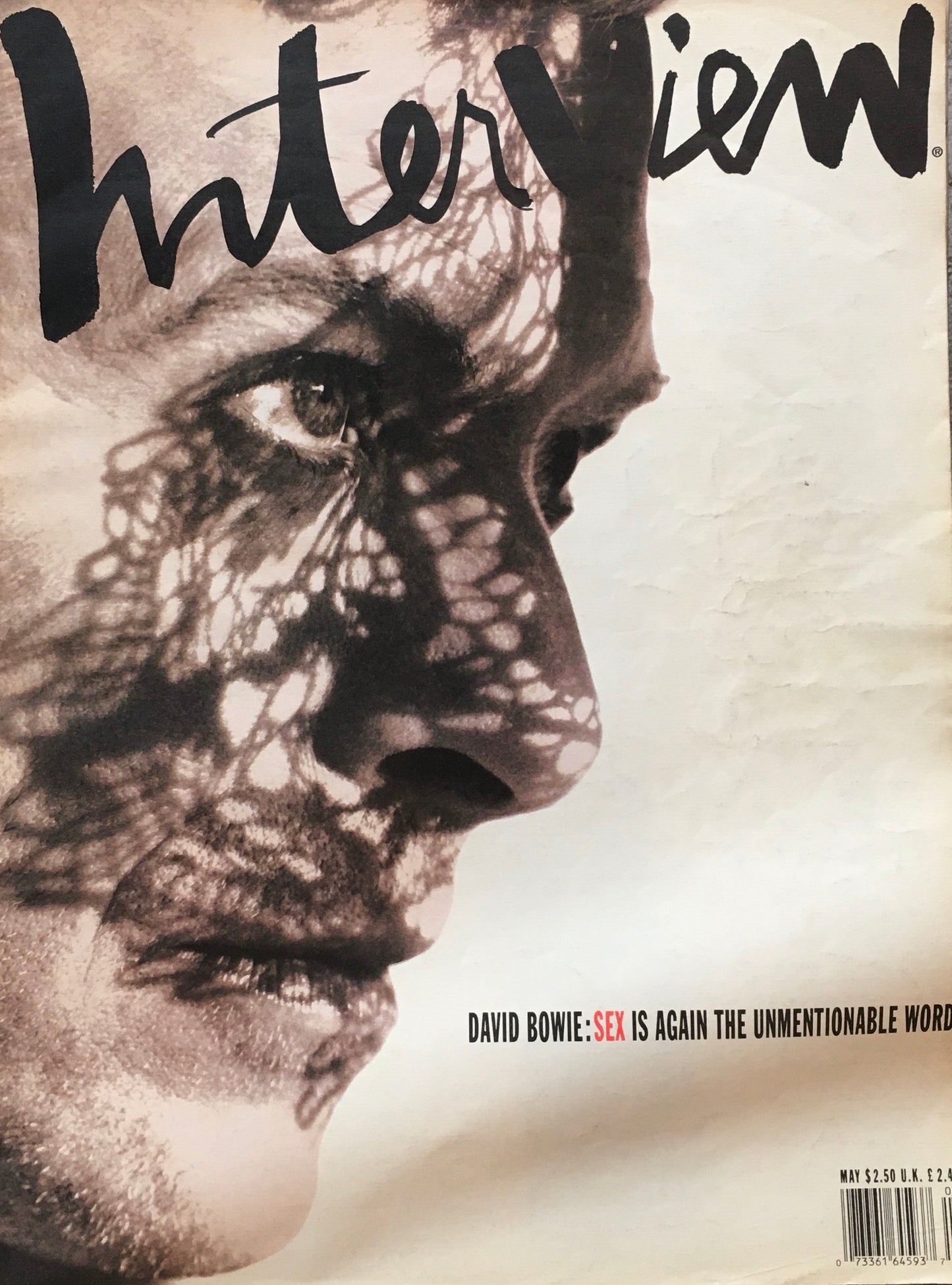 Andy Wahol's Interview Magazine May 1990 David Bowie