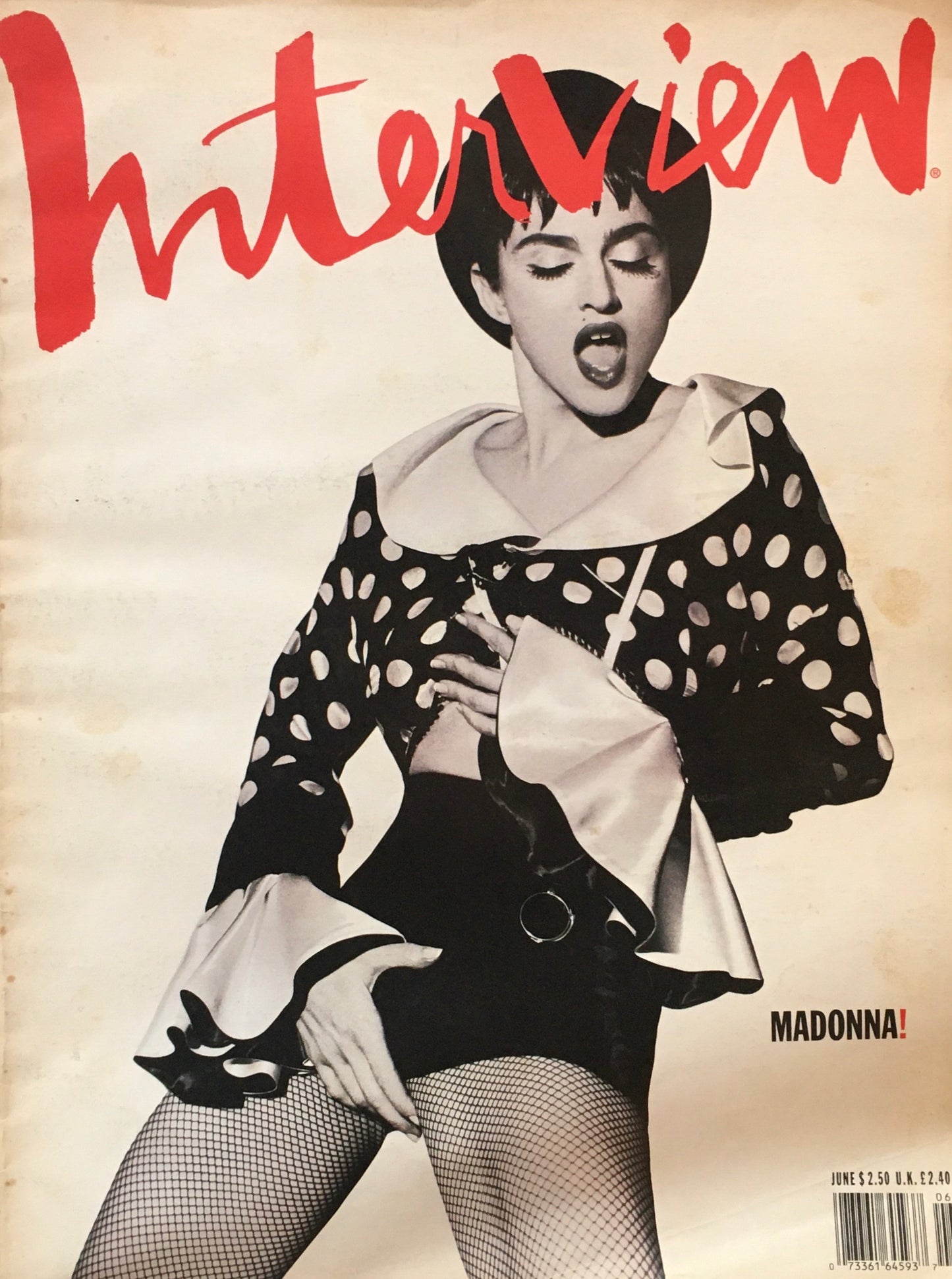 Andy Wahol's Interview Magazine June 1990 Madonna