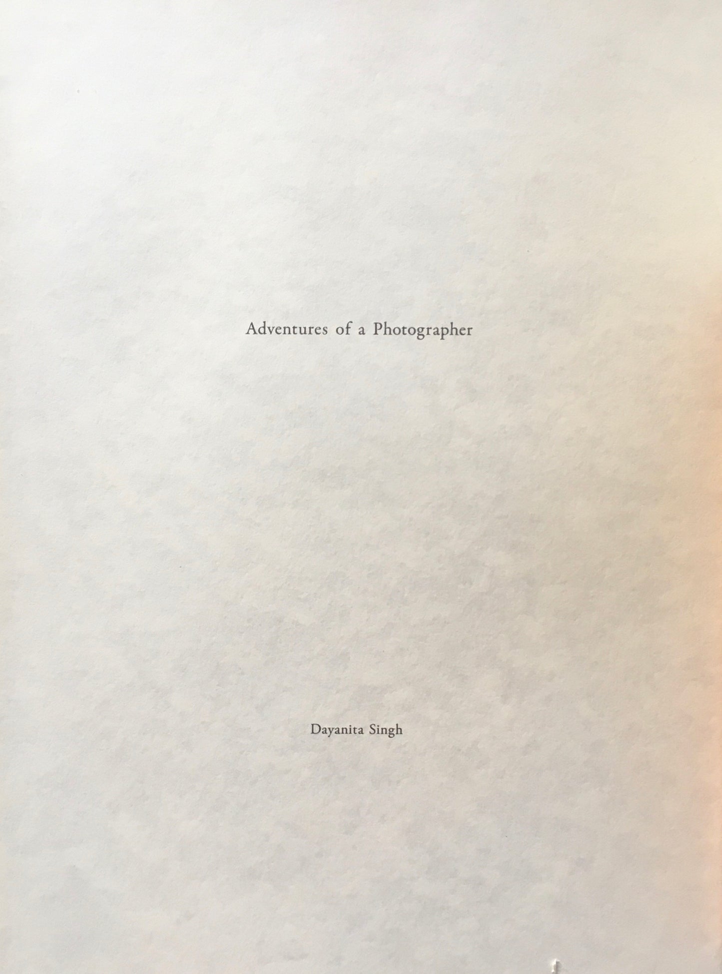 Adventures of a Photographer  Dayanita Singh ある写真家の冒険 ダヤニータ・シン展