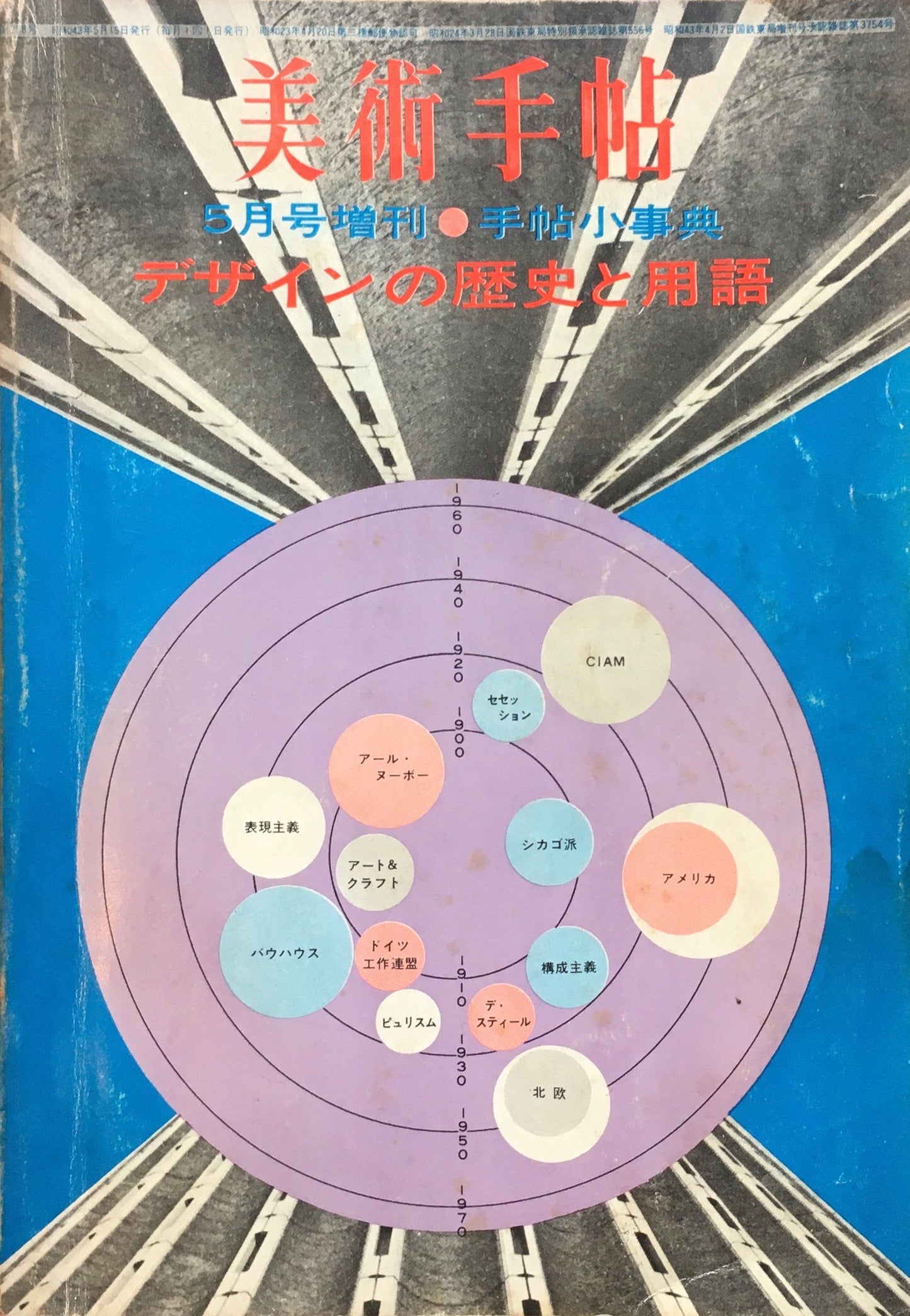 美術手帖 1968年5月号増刊 第298号 デザインの歴史と用語 手帖小事典