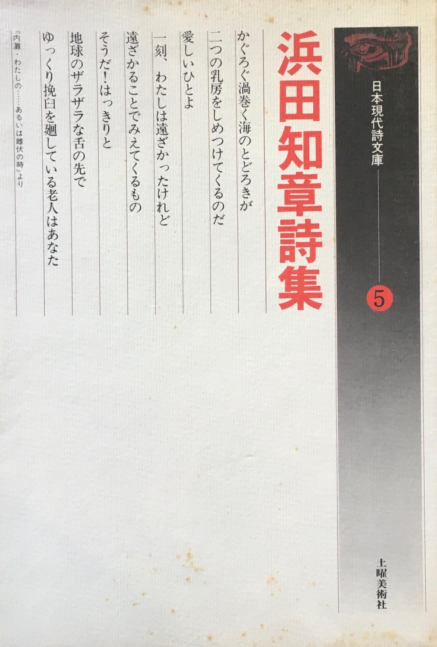浜田知章詩集 日本現代詩文庫5