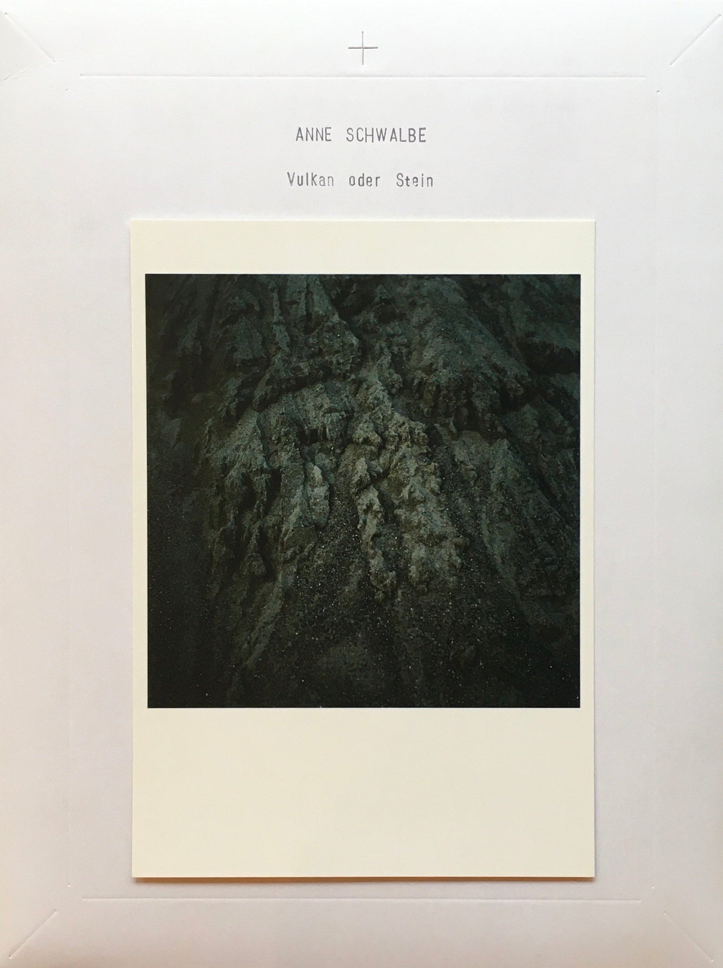 ANNE SCHWALBE Vulkan oder Stein 2012 限定1000部 署名入