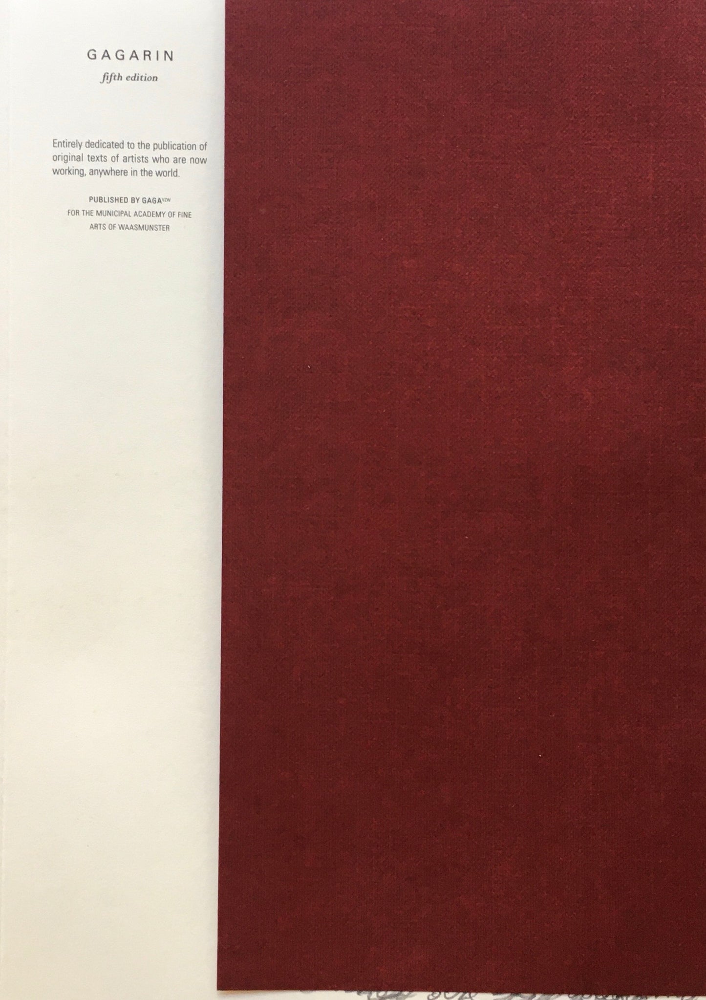 GAGARIN fifth edition Volume 3 #1