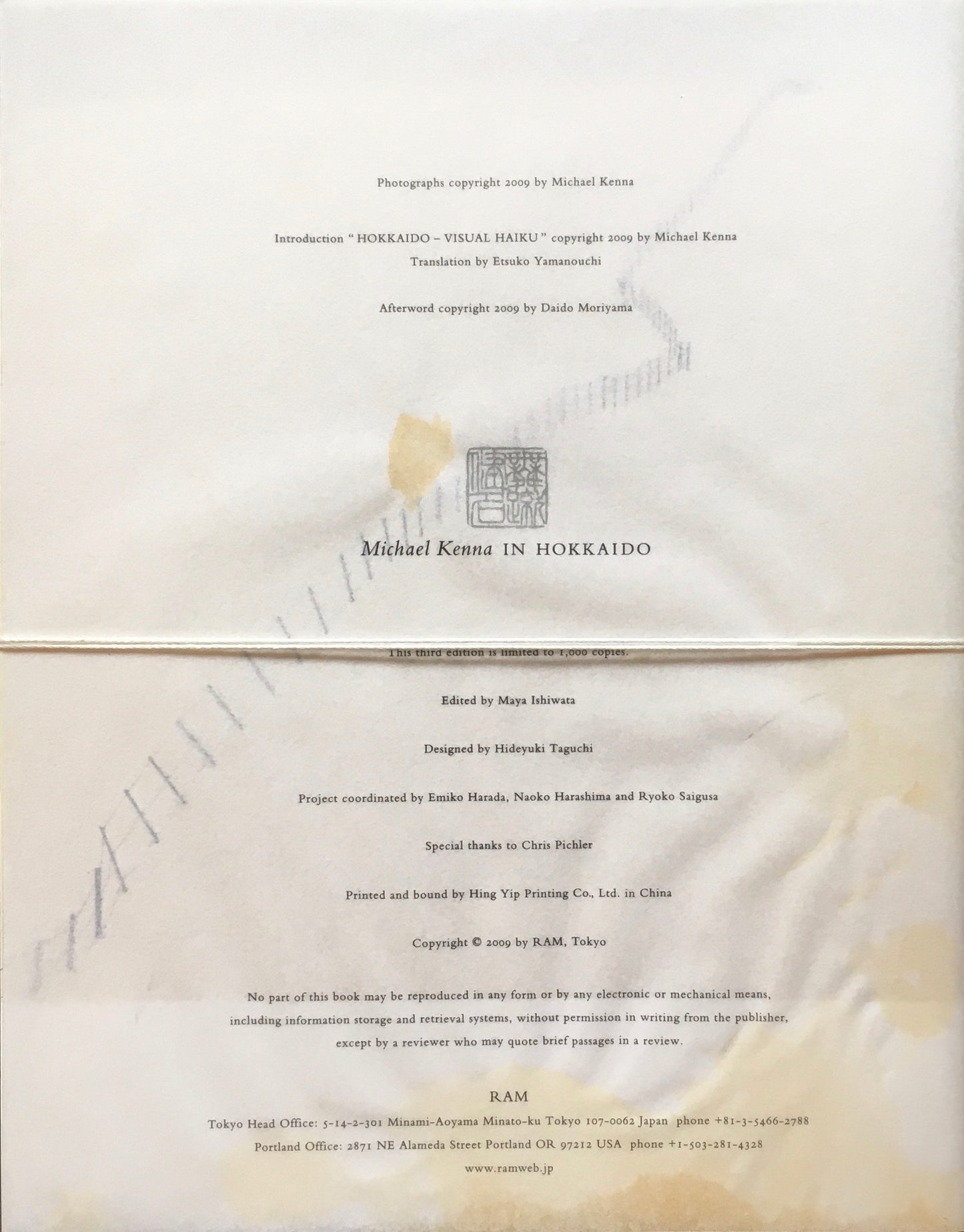 MICHAEL KENNA IN HOKKAIDO Landscapes and Memory