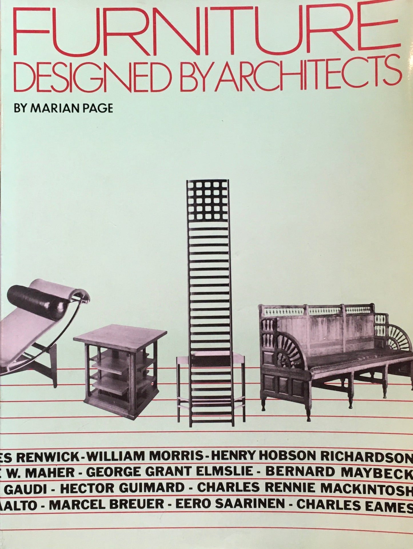 Furniture Designed by Architects Marian Page